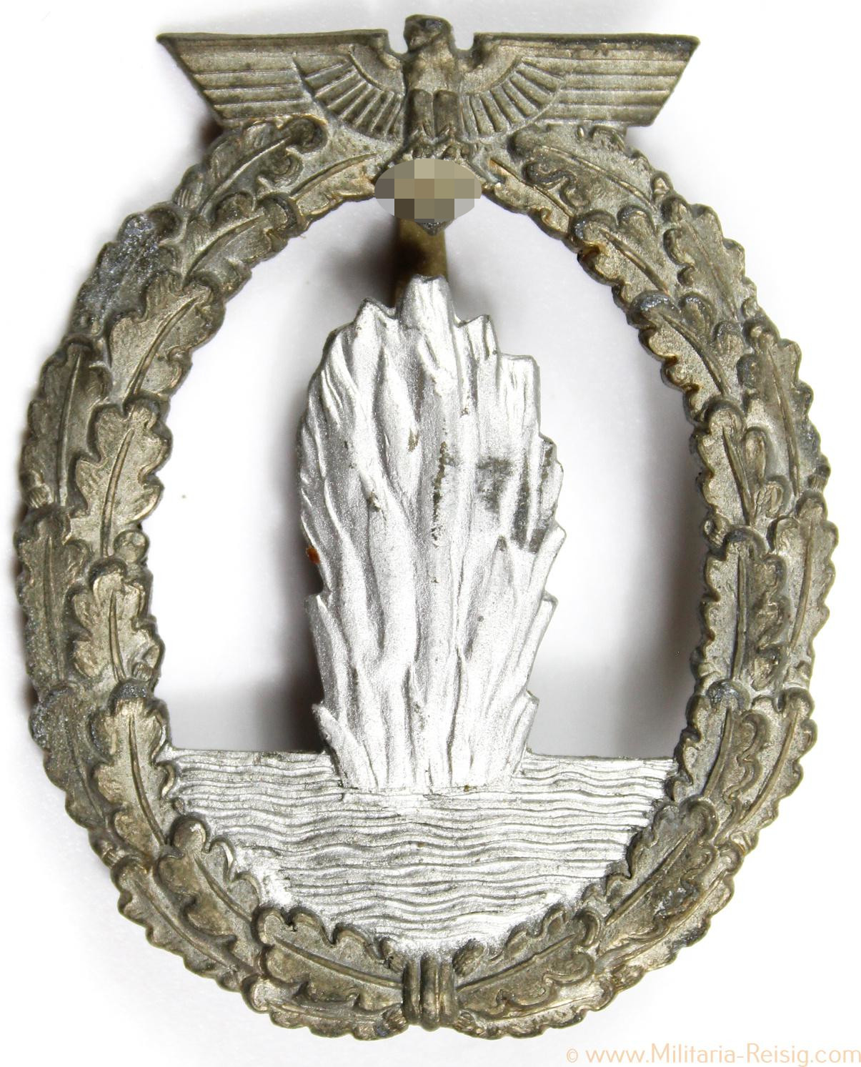 Marine Minensucher Kriegsabzeichen, Herst. Rudolf A. Karneth & Söhne, Gablonz