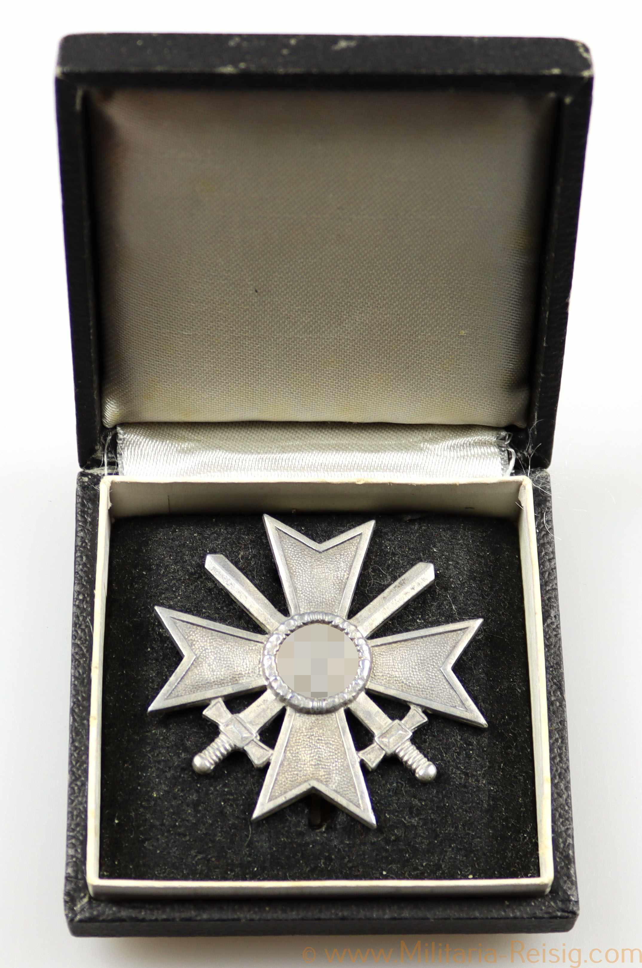 Zink, Rückseite mit Hersteller "3", steht für die Firma "Wilhelm Deumer, Lüdenscheid".