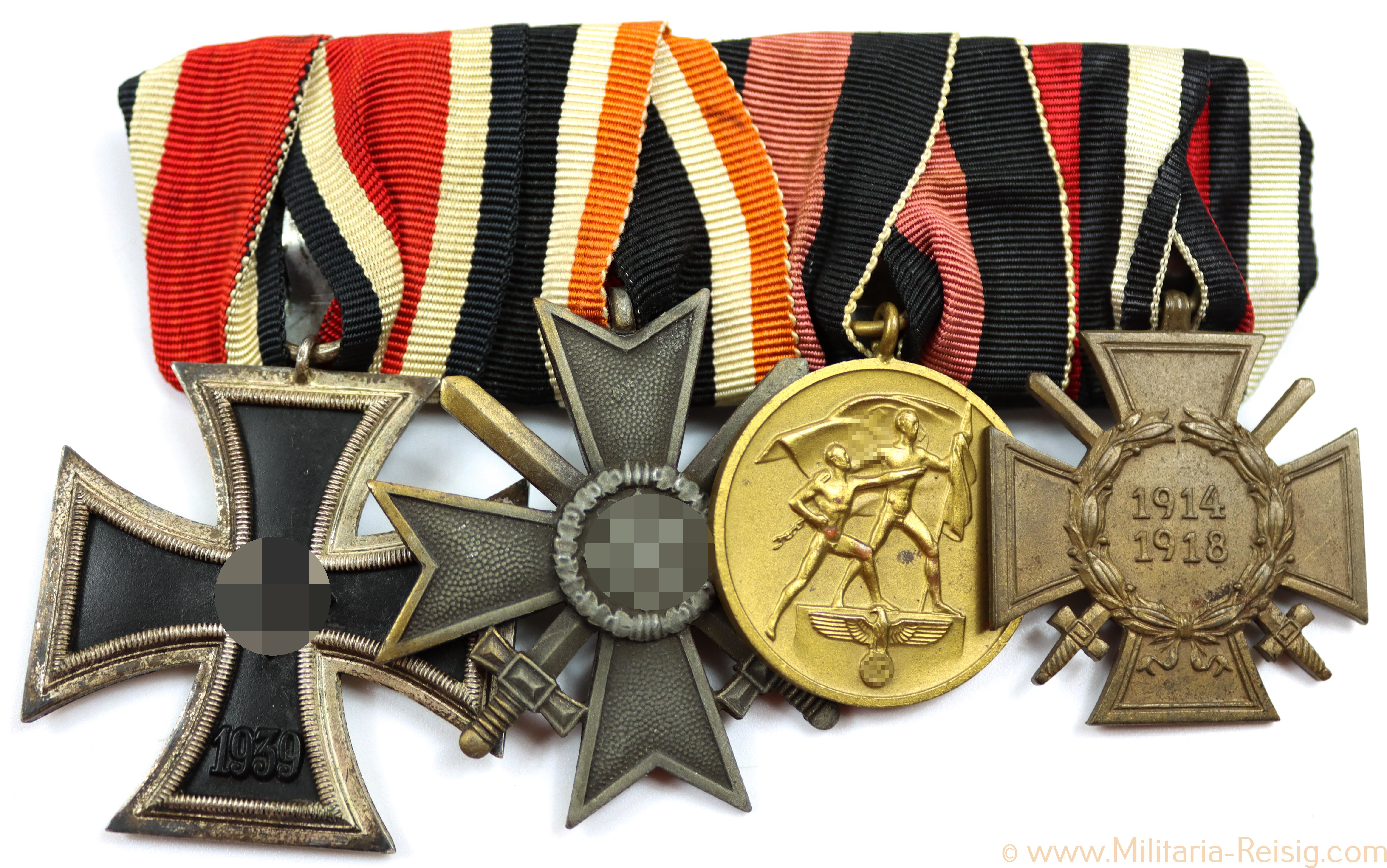 4er Ordensspange, 2. Weltkrieg