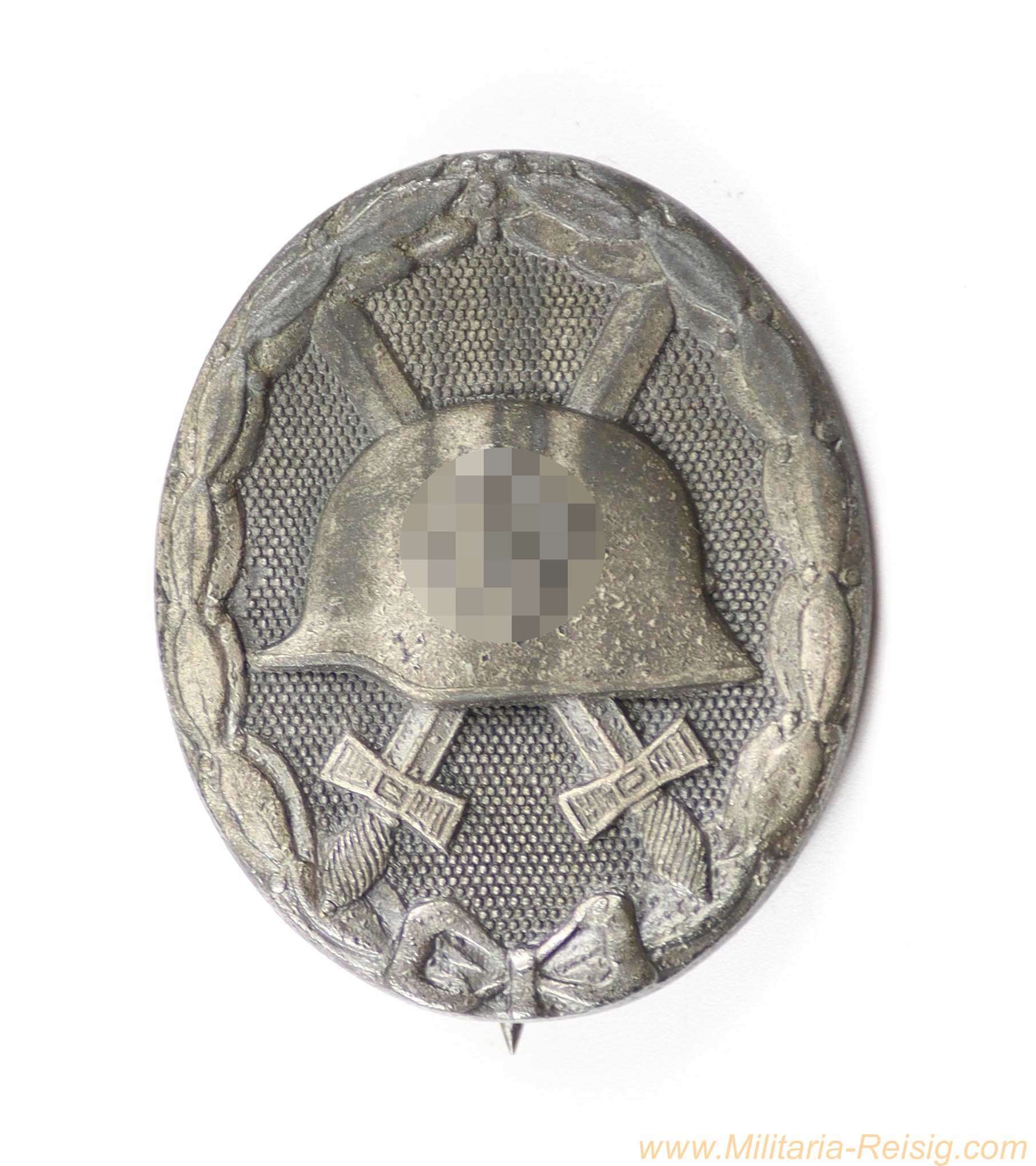 Verwundetenabzeichen 1939 in Silber – Hersteller "L/11" Wilhelm Deumer, Lüdenscheid