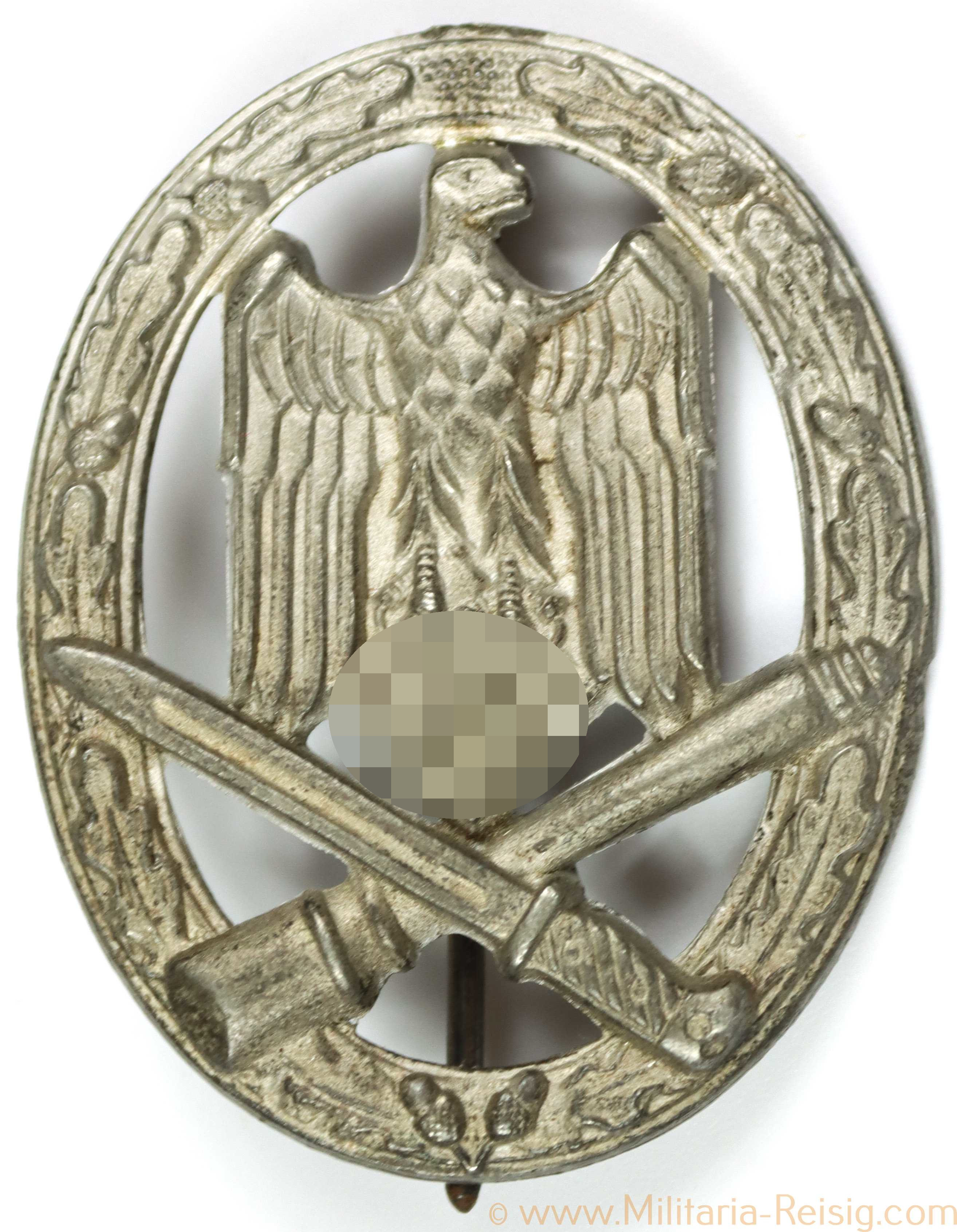 Allgemeines Sturmabzeichen in Silber, Hersteller Assmann