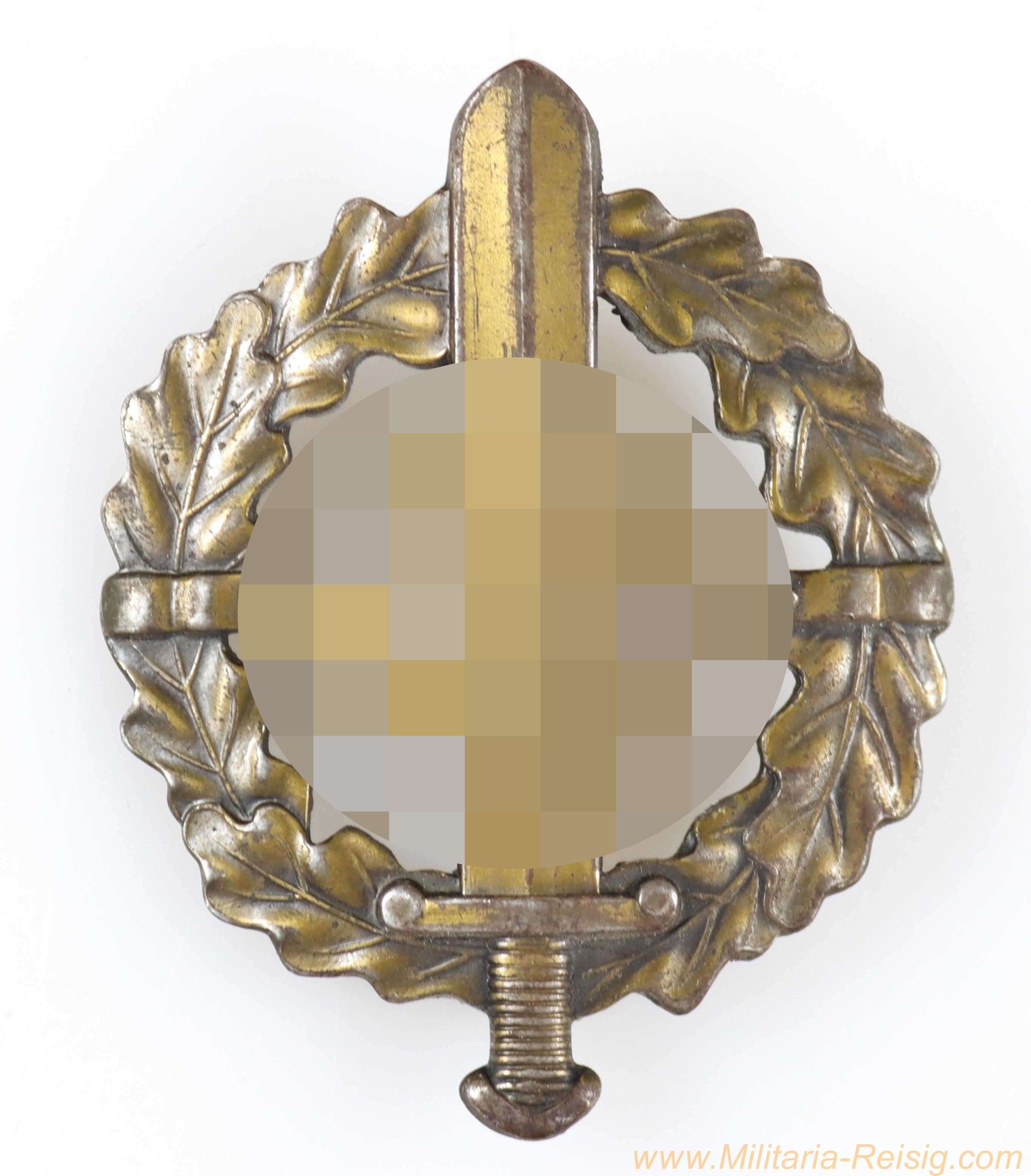 SA-Sportabzeichen in Bronze, Hersteller Fechler, Bernsbach/SA. 