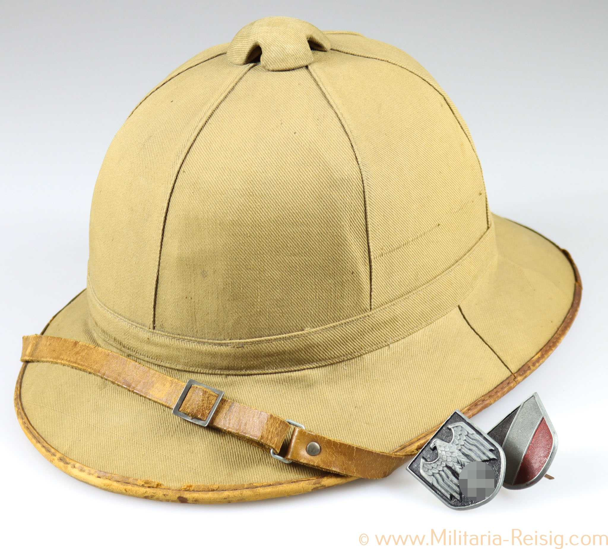 Wehrmacht Afrikakorps Tropenhelm, Hersteller EREL