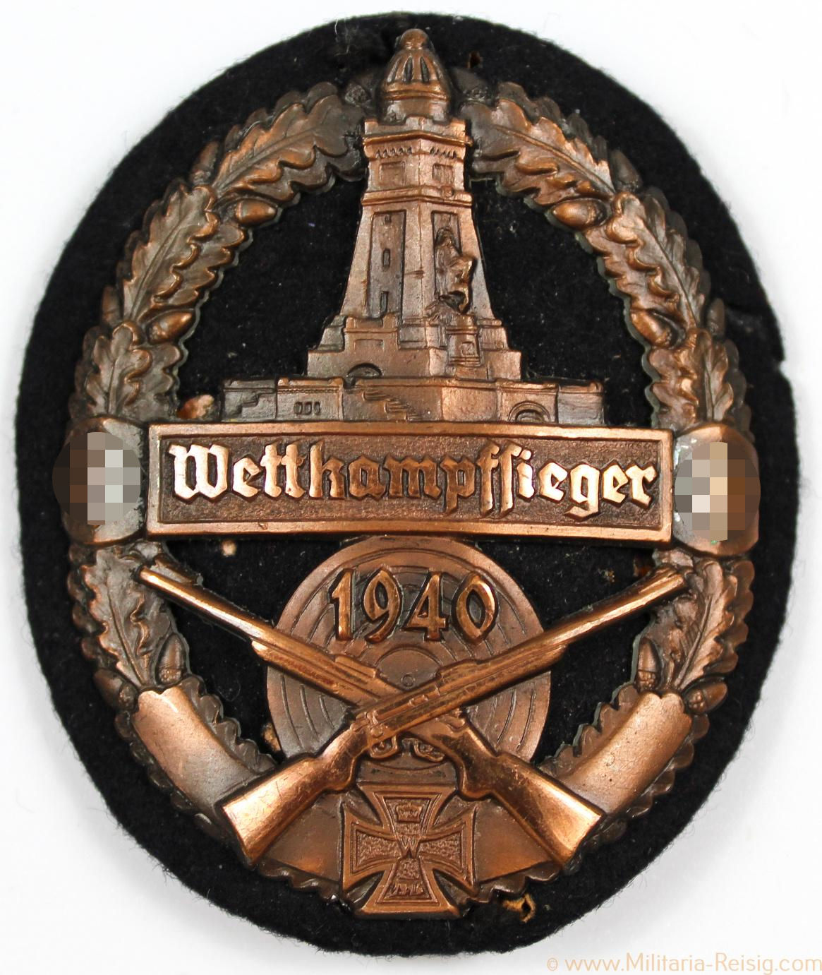Ärmelschild Reichskriegerbund Kyffhäuser Wettkampfsieger 1940