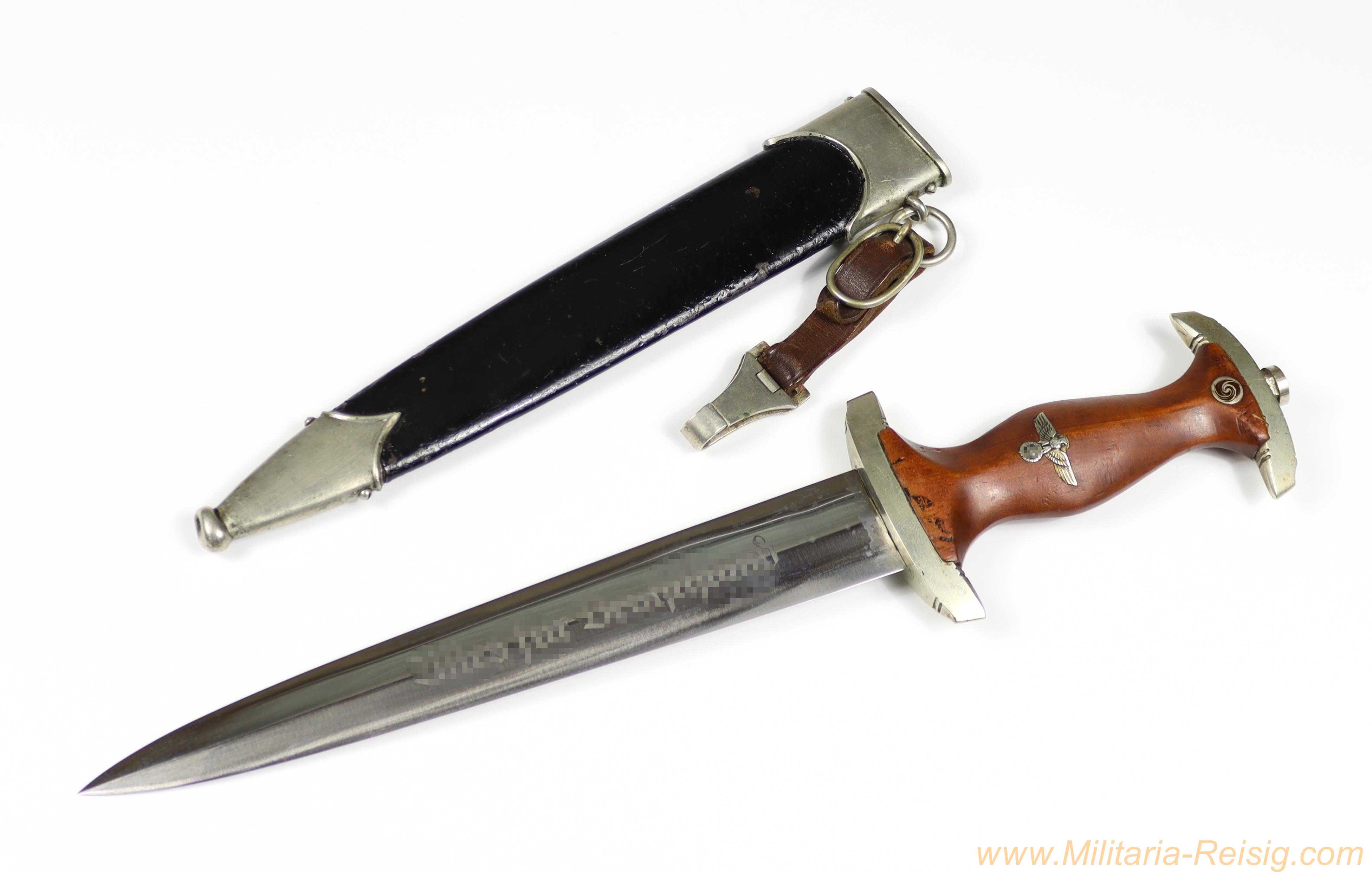 NSKK-Dolch mit Gehänge - Doppelhersteller Wilhelm Wagner, Solingen-Merscheid (RZM M7/25)