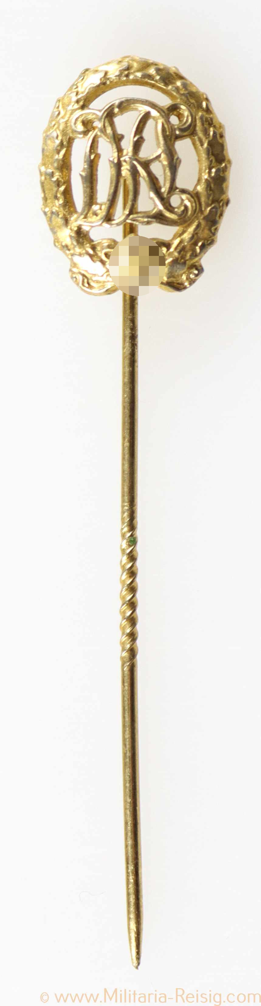 Ansecknadel DRL Deutsches Reichssportabzeichen in Gold