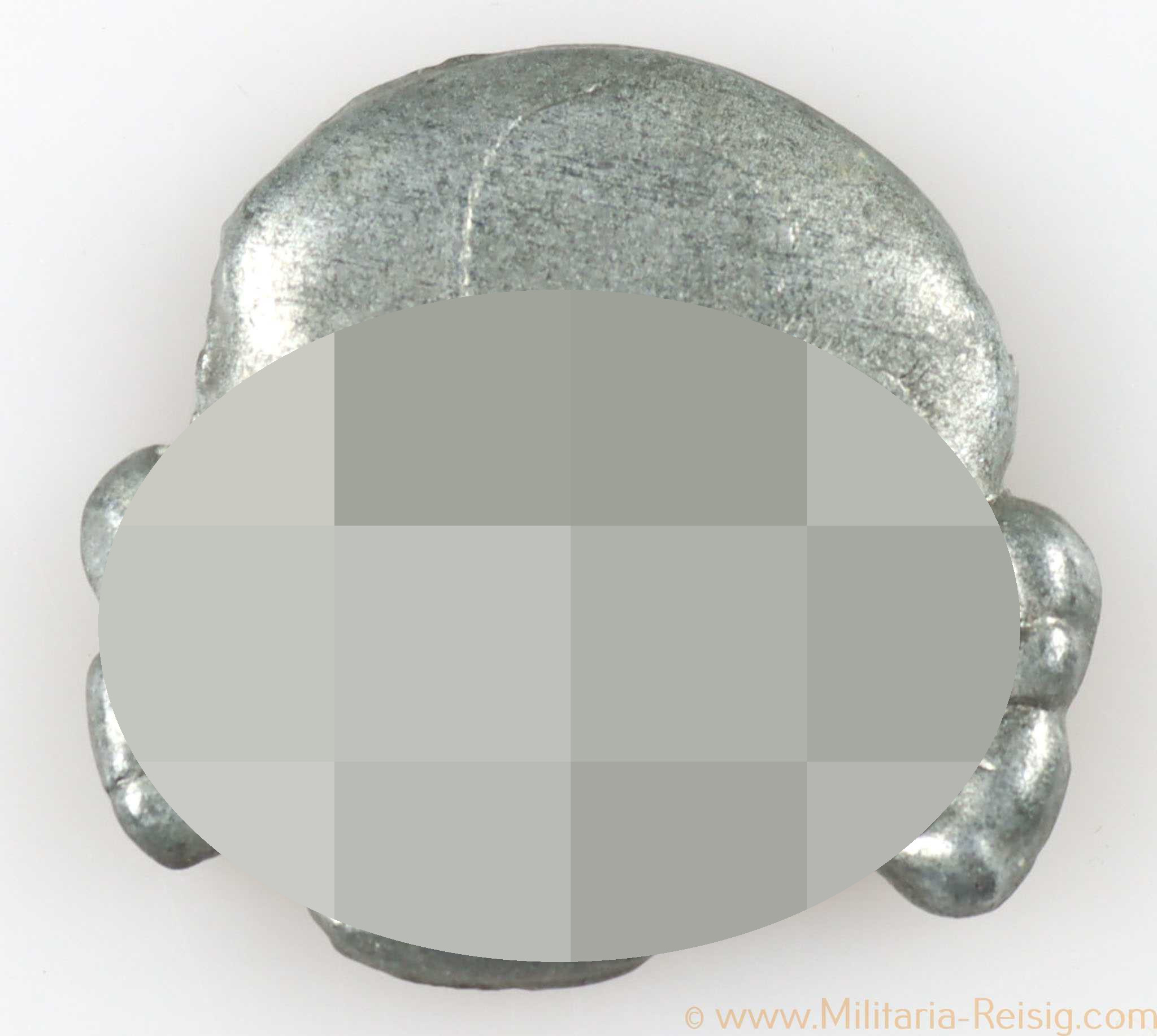 Waffen-SS Totenkopf für die Schirmmütze, Hersteller F. W. Assmann & Söhne, Lüdenscheid