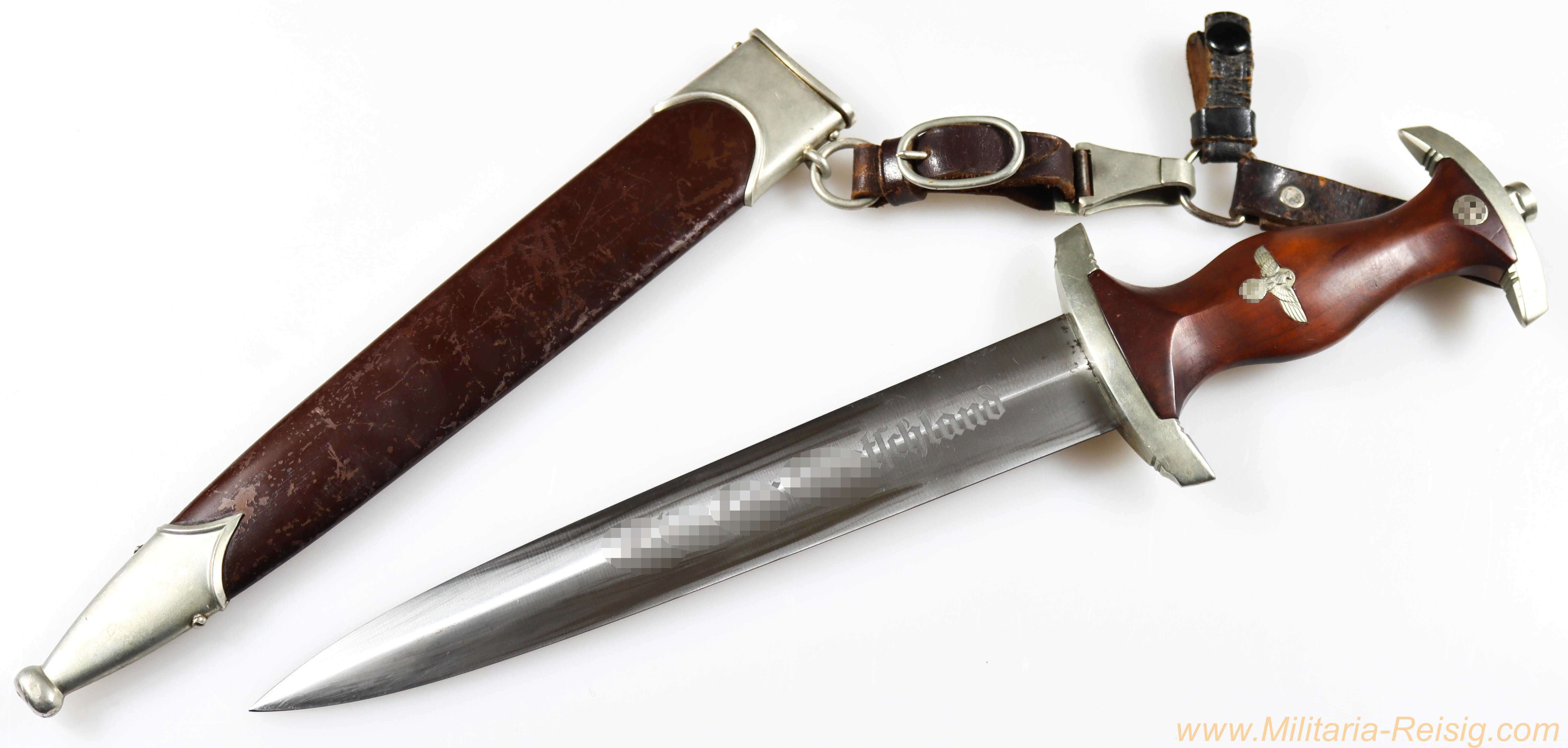 SA Dolch mit Gehänge, Hersteller Carl Wüsthof, Solingen