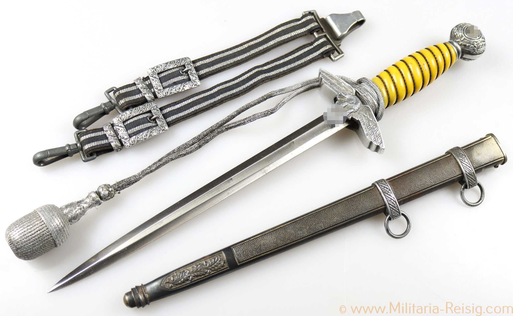 Luftwaffen Dolch für Offiziere, Hersteller E. & F. Hörster, Solingen