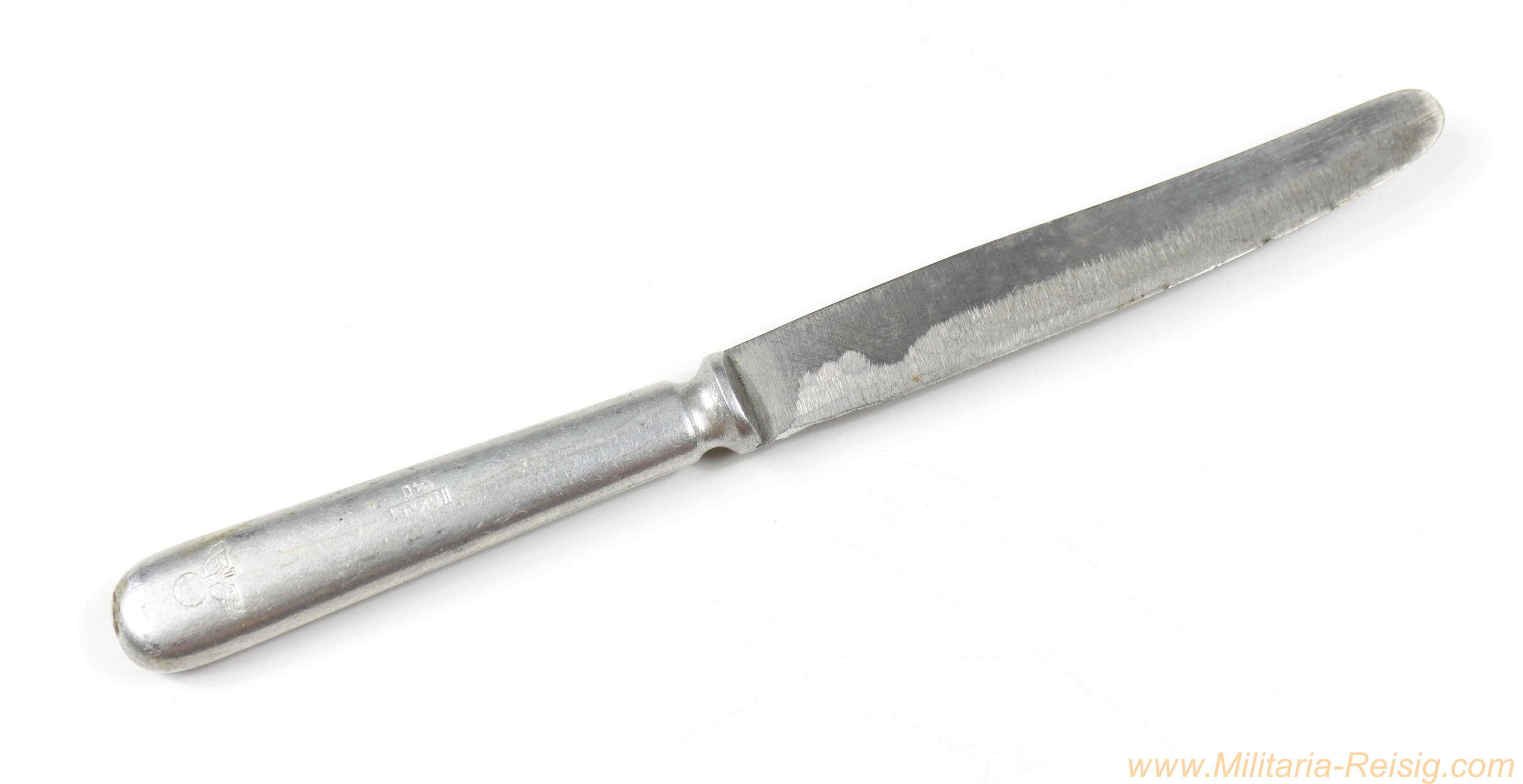 Wehrmacht-Kantinenbesteck – Messer, "II. GK & F 40"