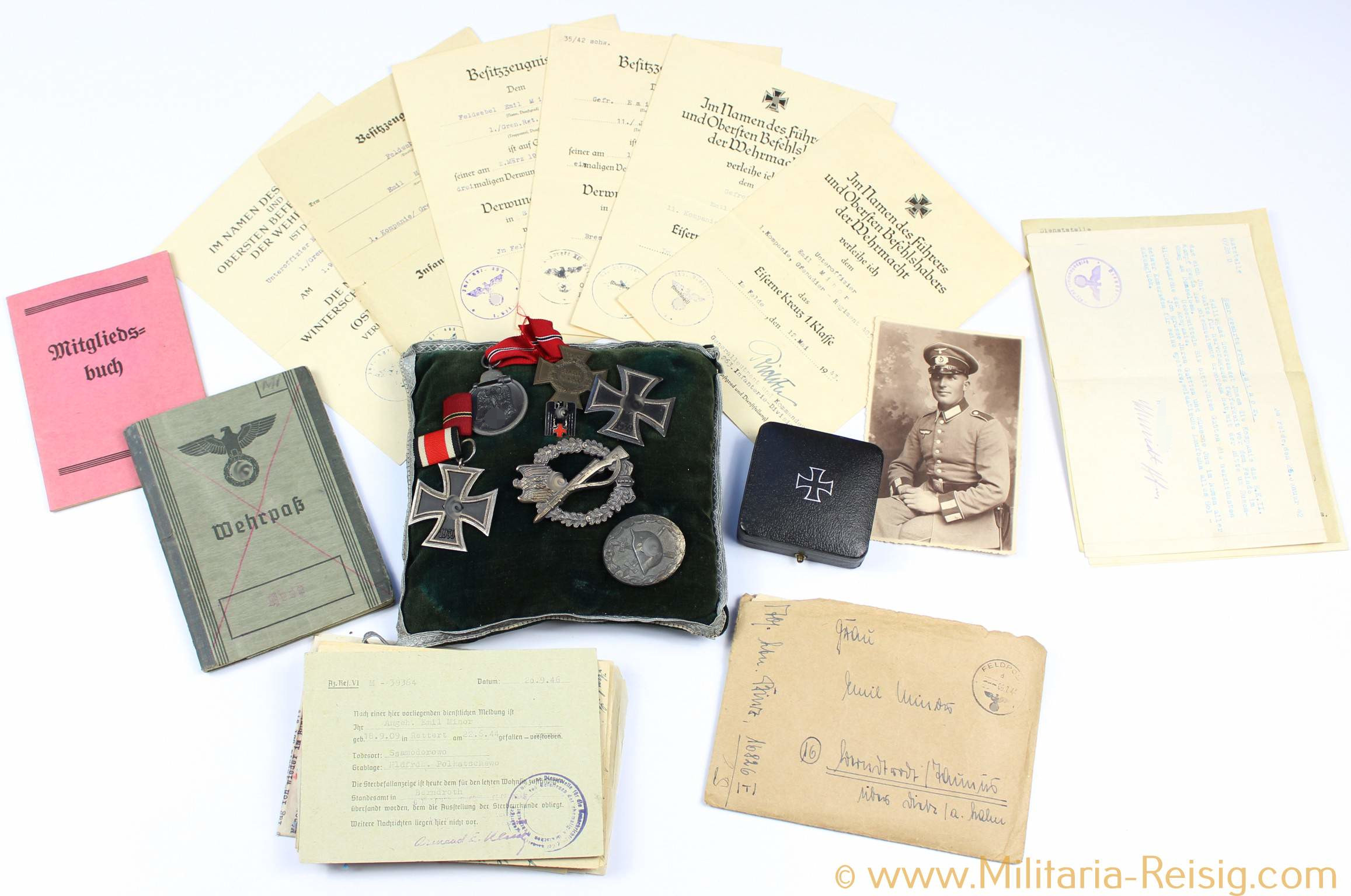 Nachlass des Feldwebels Emil Minor