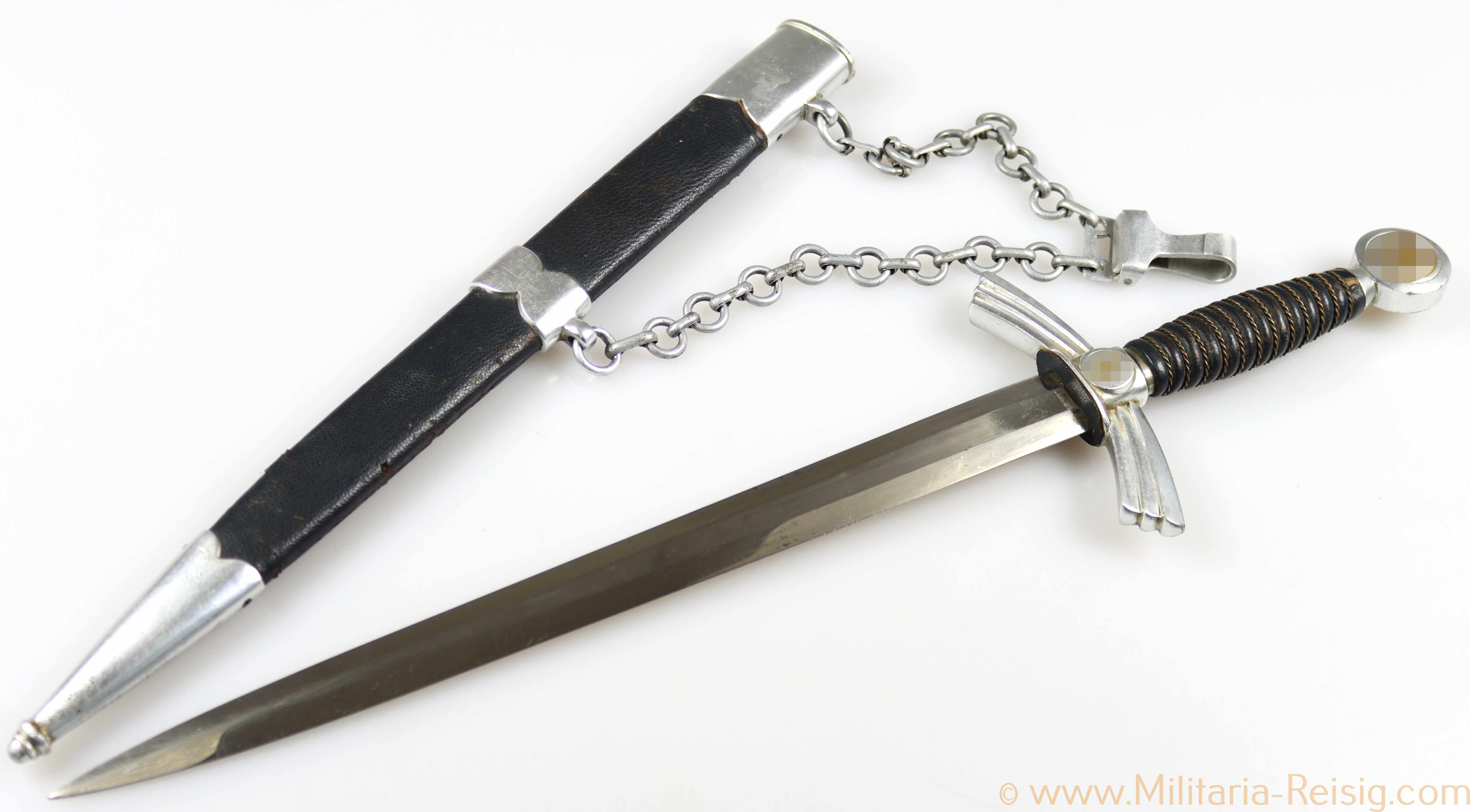 Borddolch / Fliegerdolch der Luftwaffe, Hersteller Tiger, Solingen (Lauterjung & Co.)