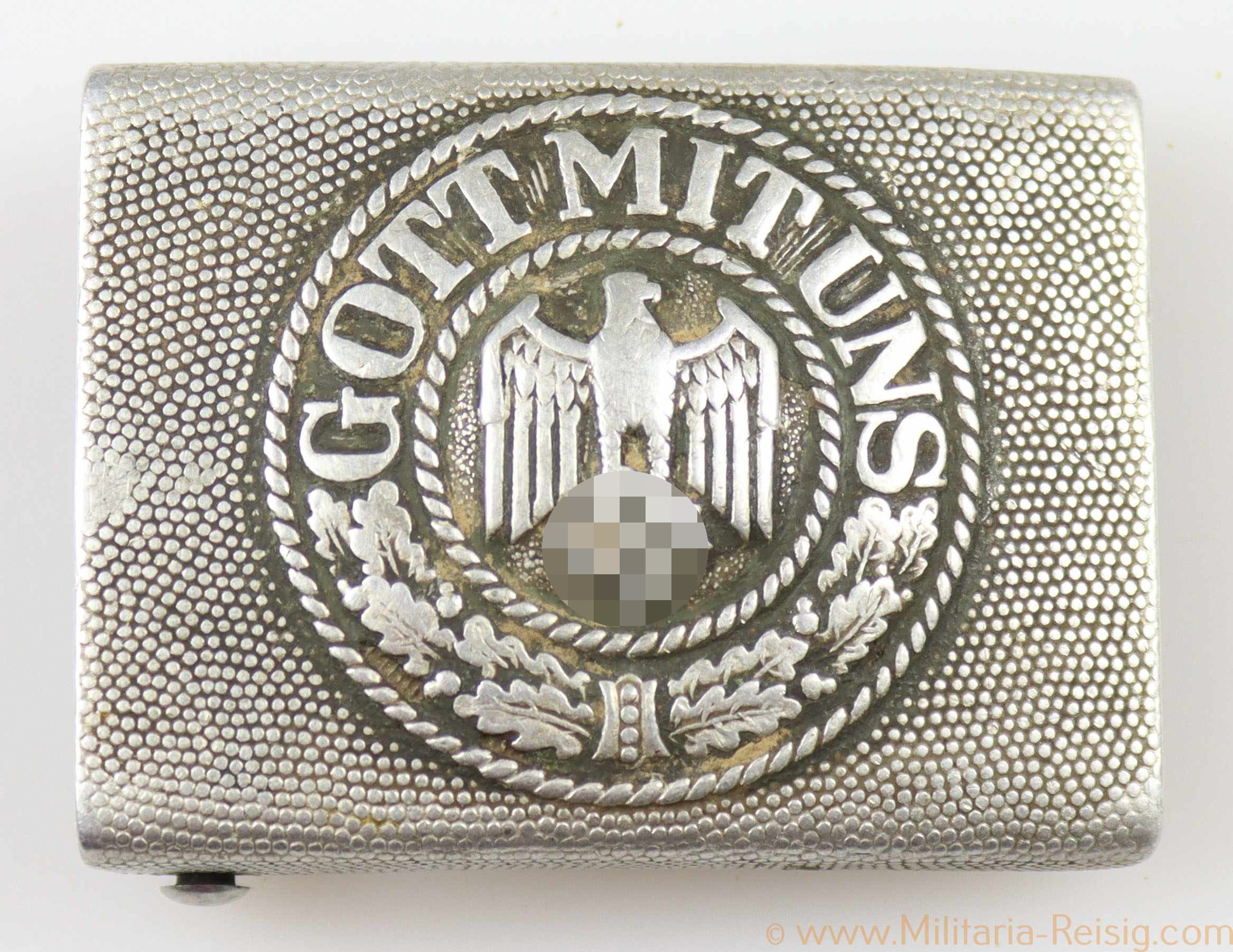 Wehrmacht Koppelschloss für Mannschaften, Hersteller Klein & Quenzer, Oberstein 1939