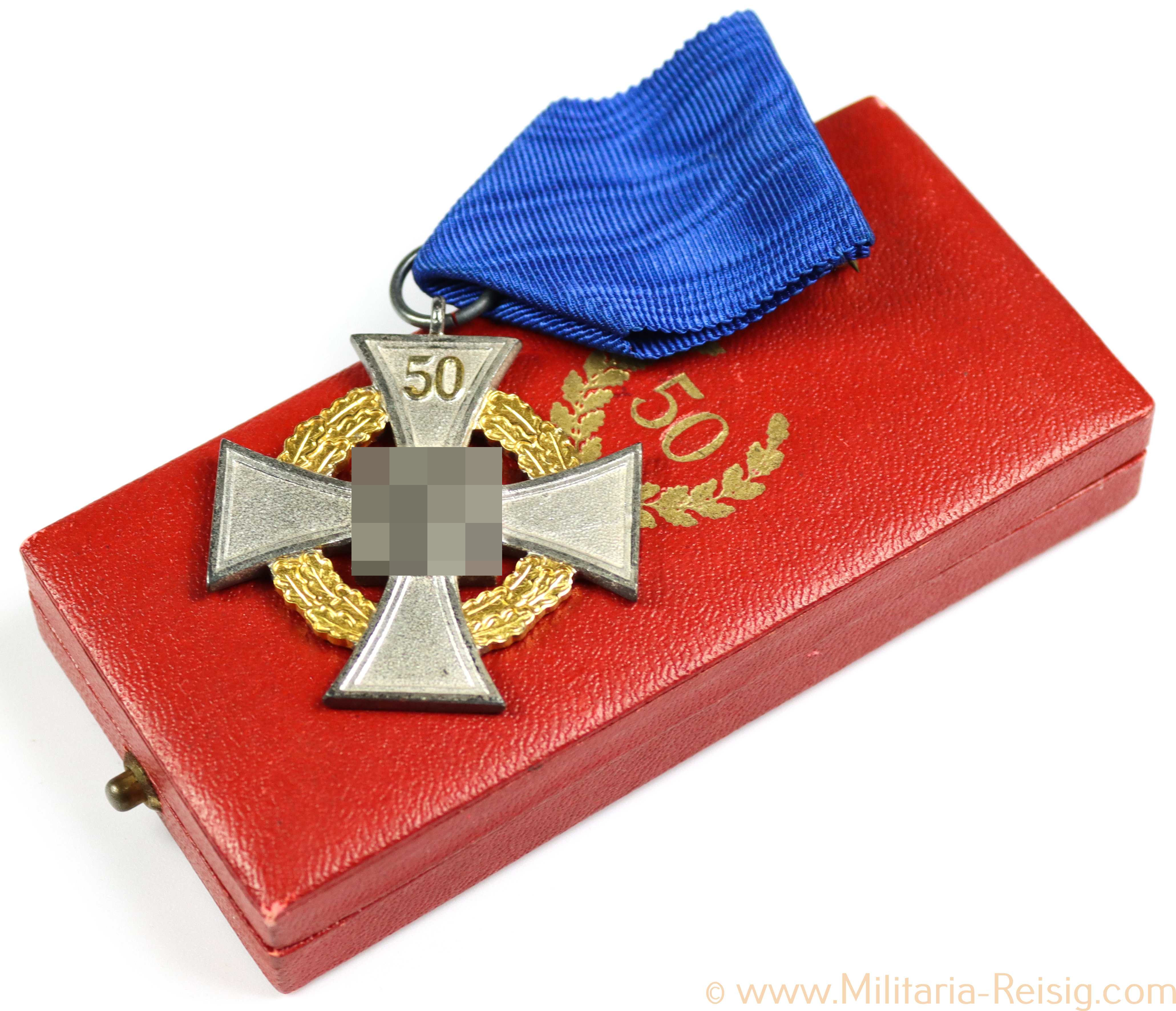 Treudienst-Ehrenzeichen 1.Stufe für 50 Jahre, Hersteller Deschler & Sohn München
