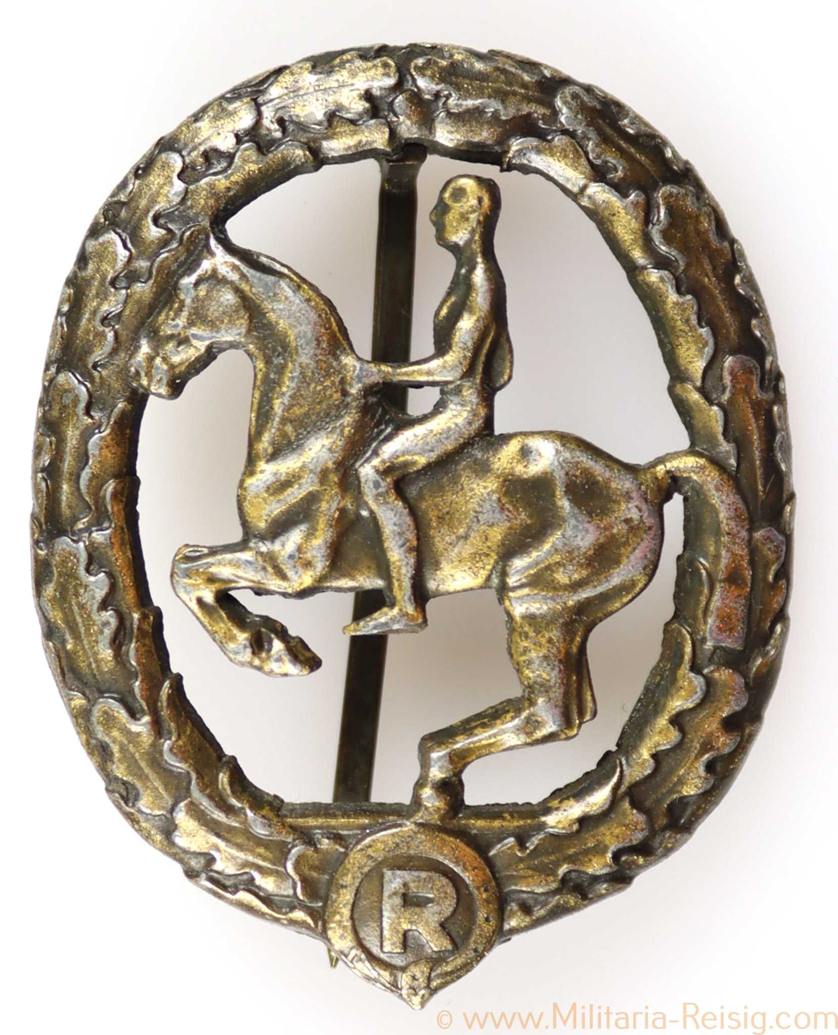 Deutsches Reiterabzeichen 3. Klasse Bronze 1930