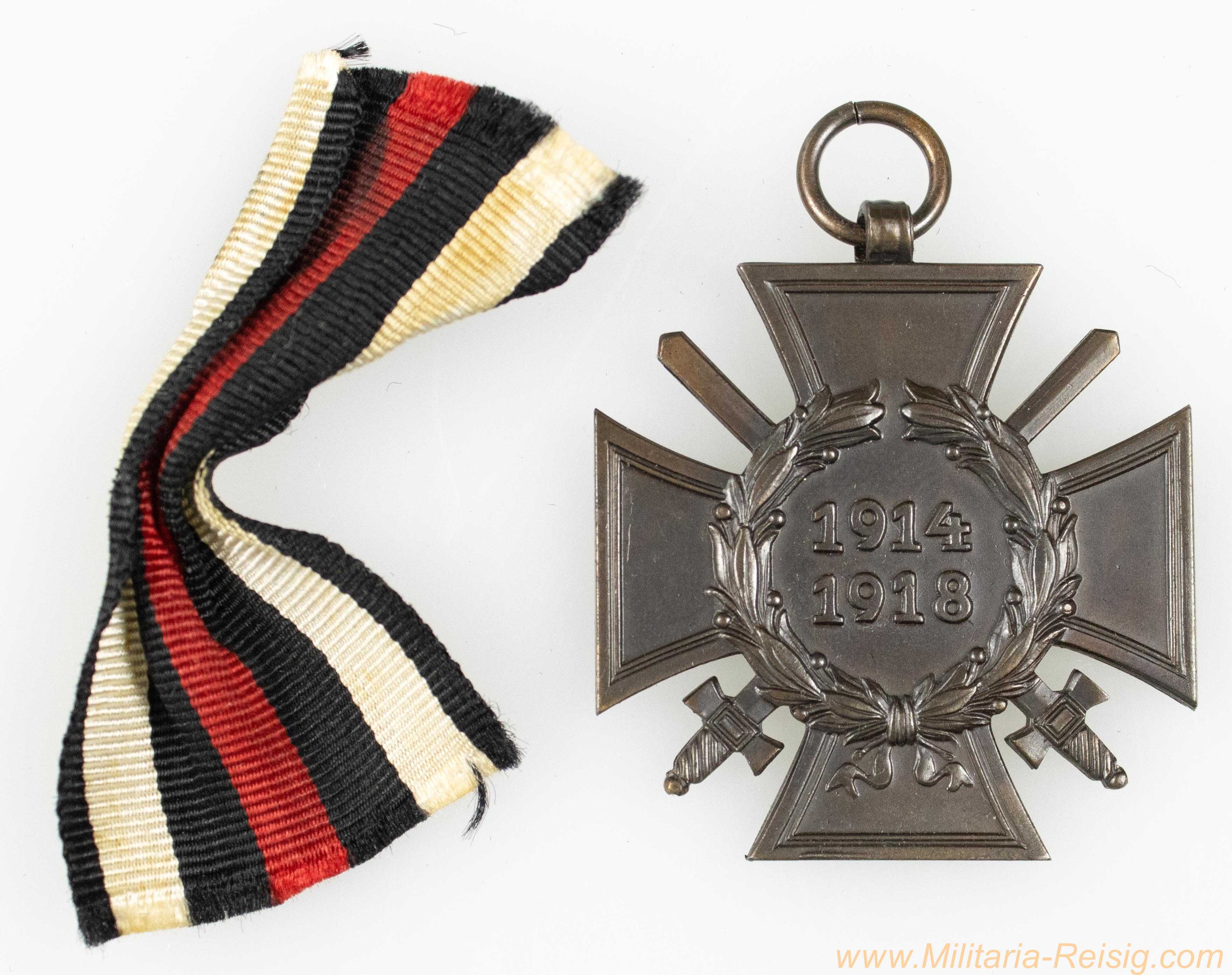 Ehrenkreuz für Frontkämpfer, Hersteller R. V. Pforzheim 39