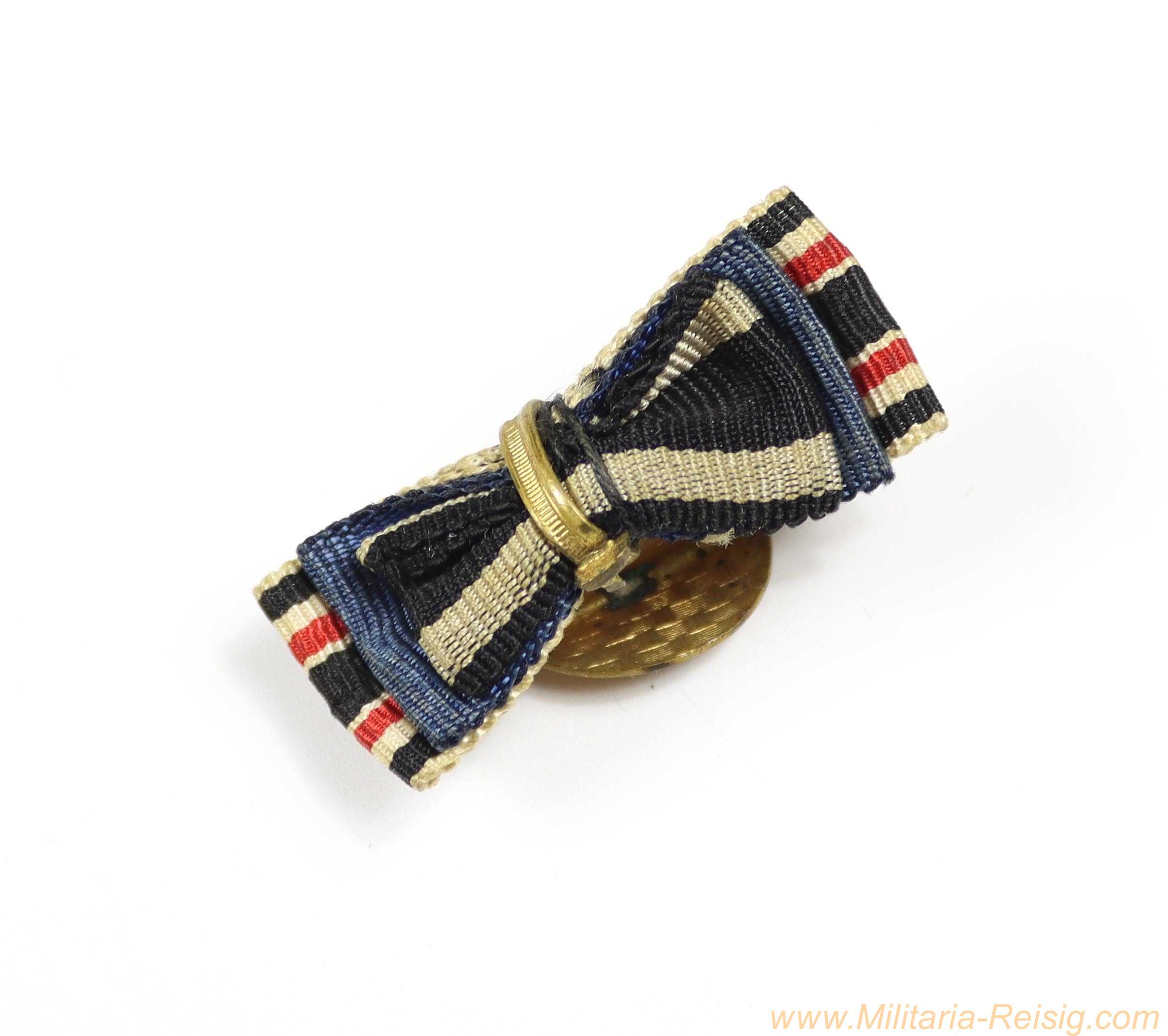 Knopflochdekoration eines Frontsoldaten des 1. Weltkrieges 