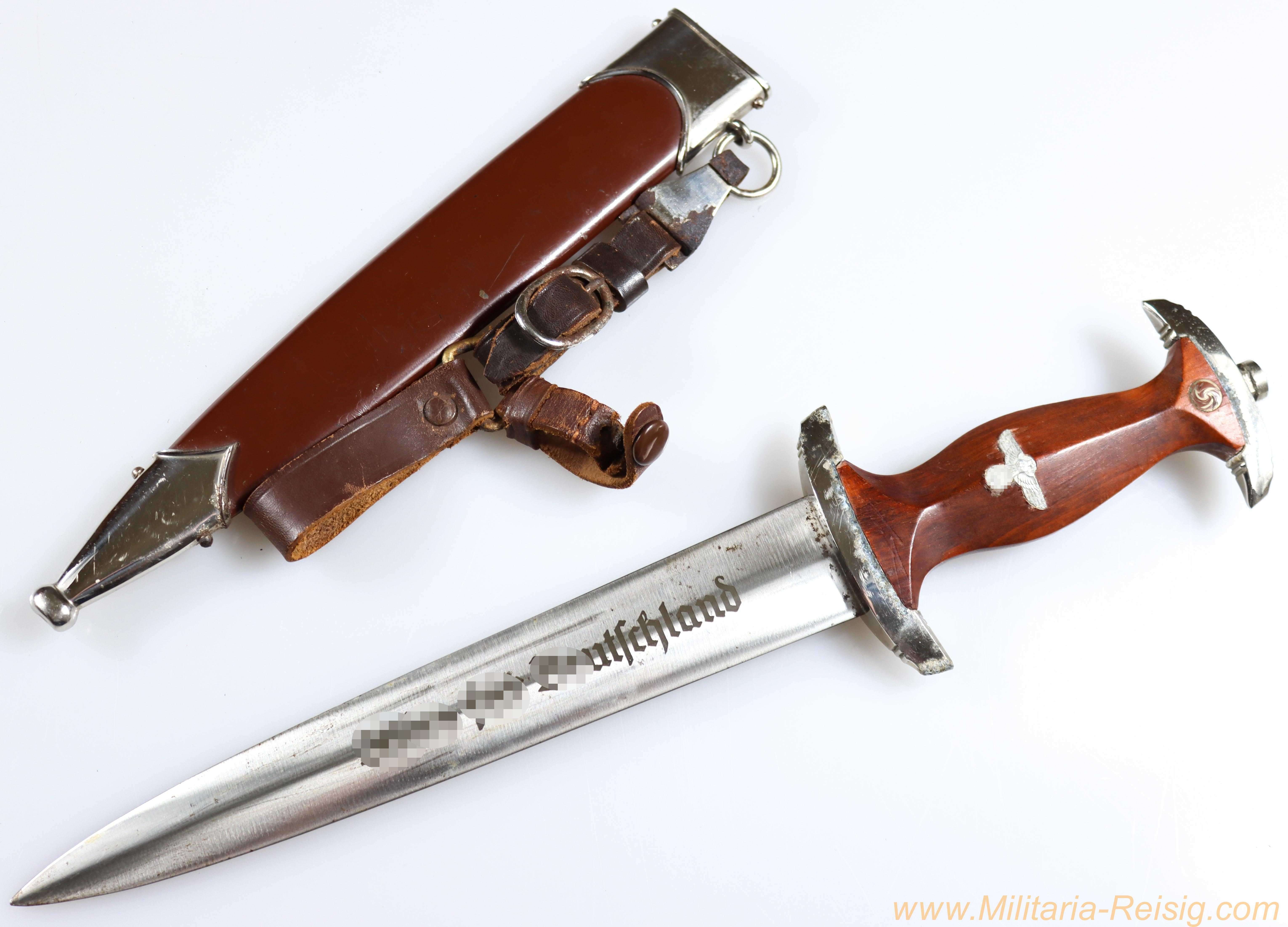 SA Dolch mit Gehänge, Hersteller RZM M7/103