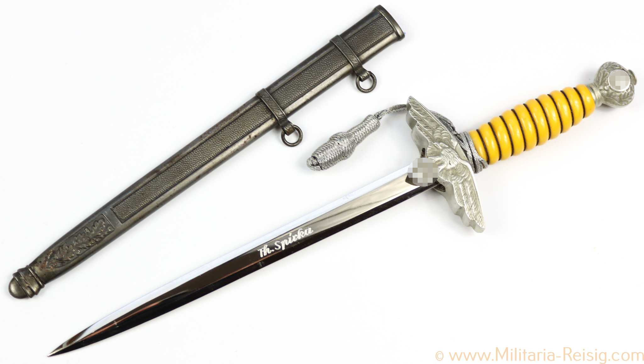 Luftwaffe Offiziersdolch als Miniatur, Hersteller SMF, Solingen
