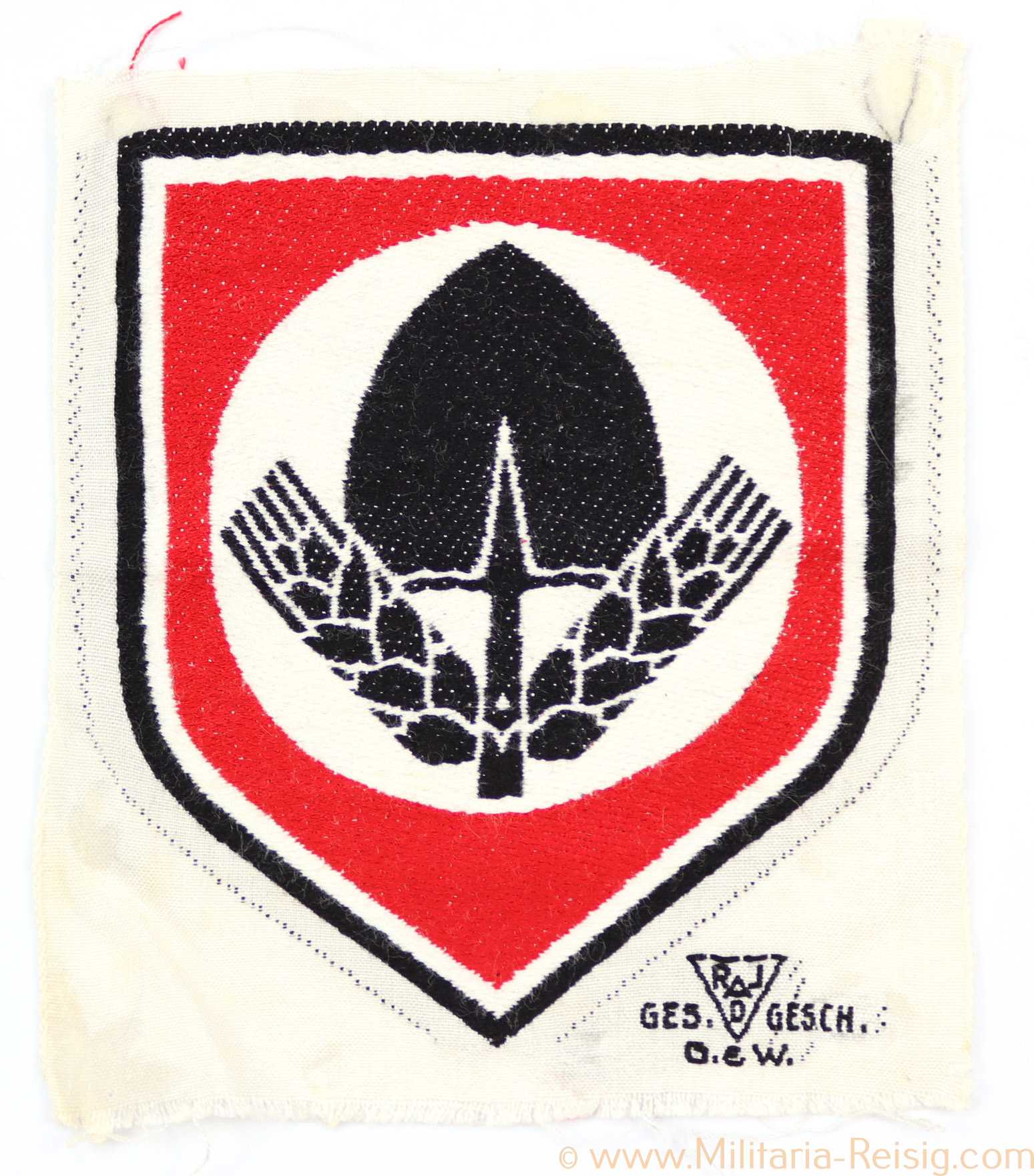 RAD Stoffabzeichen für das Sporthemd 