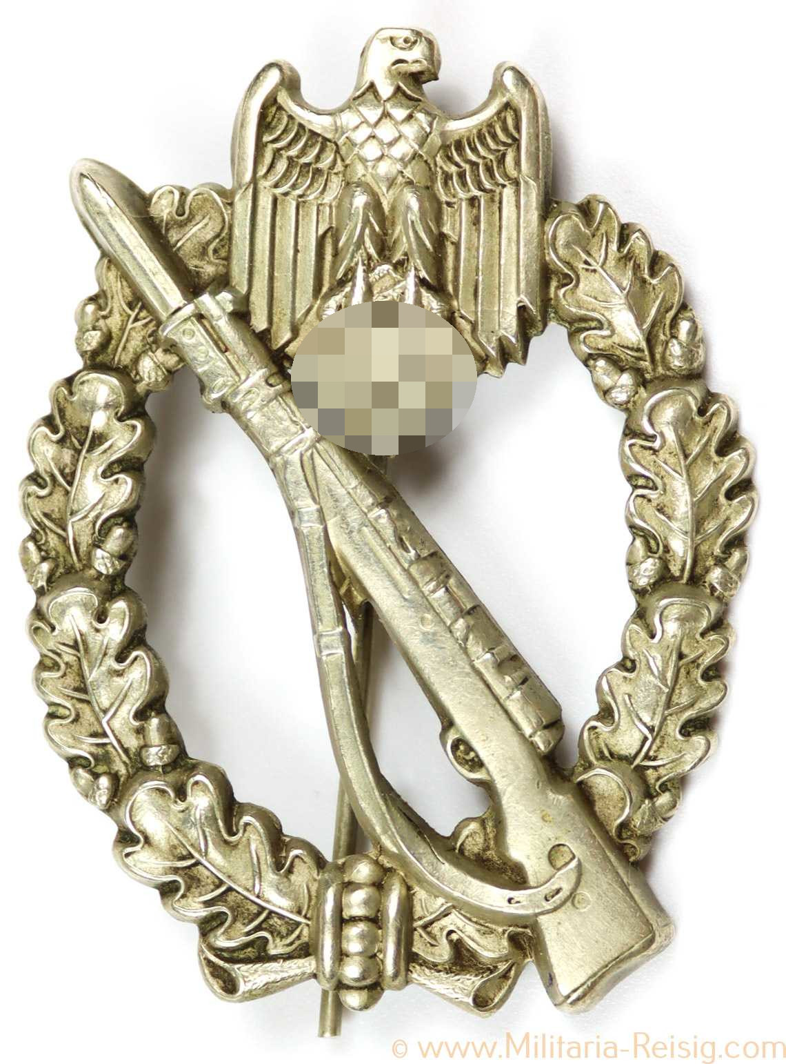 Infanterie Sturmabzeichen in Silber, Herst. Juncker, Berlin