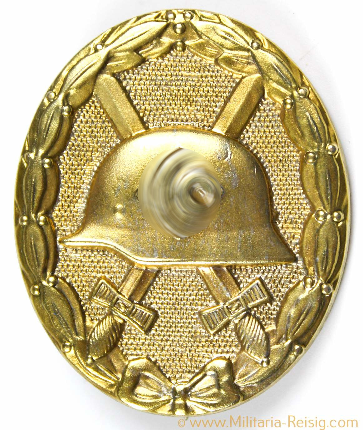 Verwundetenabzeichen in Gold 1939, Herst. 28 (Eugen Schmidhaussler, Pforzheim)