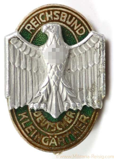 Mitgliedsabzeichen Reichsbund Deutscher Kleingärtner, Herst. Carl Poellath Schrobenhausen