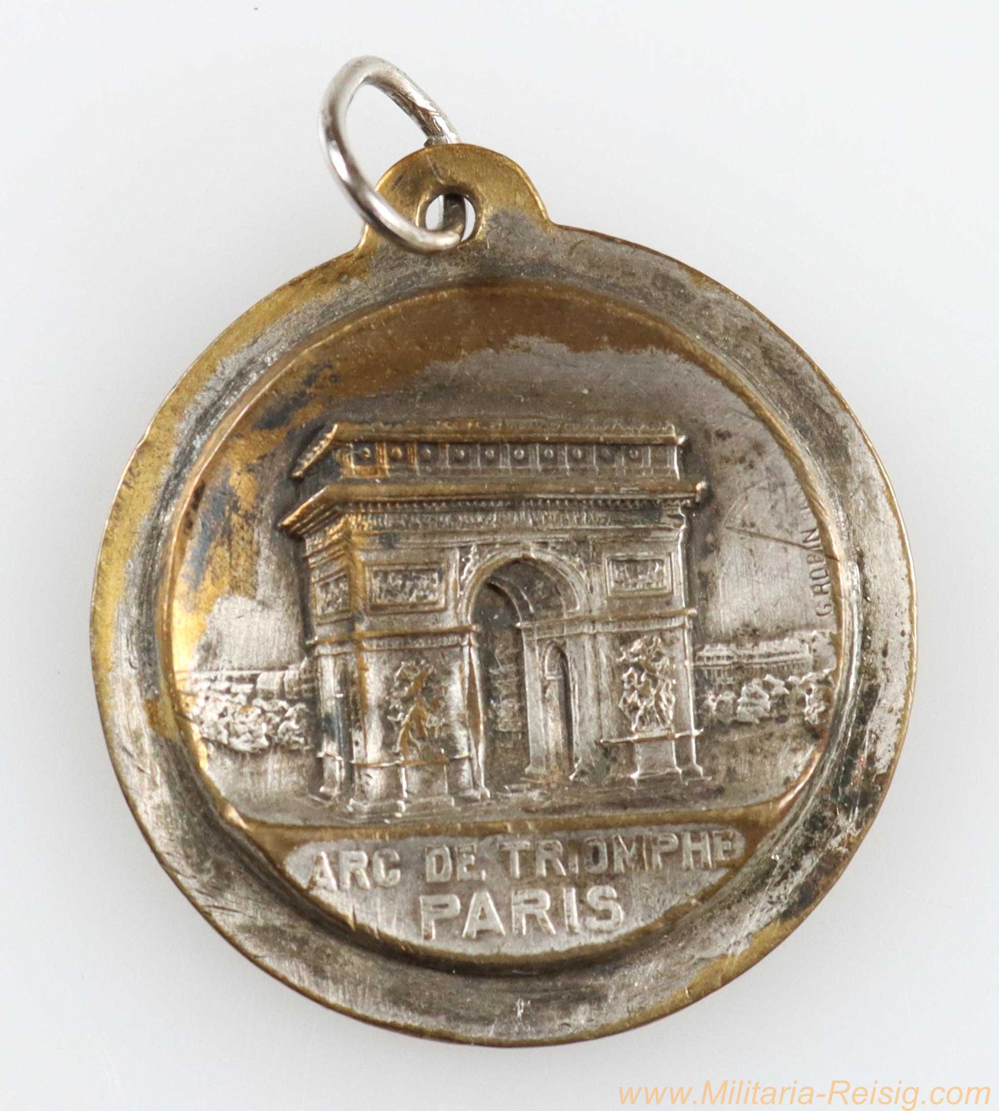 Wehrmacht Souvenir-Anhänger Besetzung von Paris 14. Juni 1940