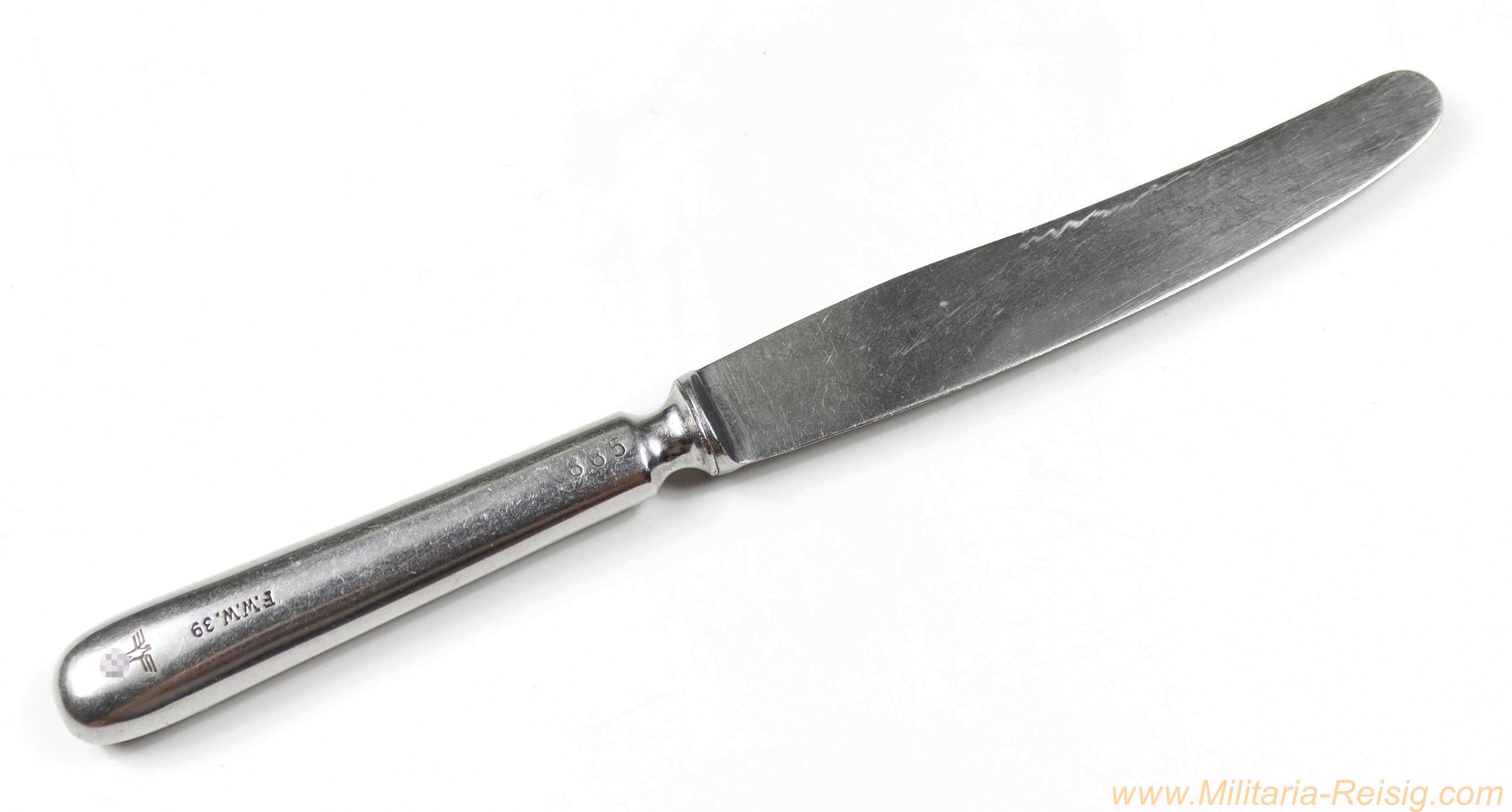 Wehrmacht Kantinenmesser "F.W.W. 39" mit Hoheitsadler und Zusatzpunze "665"