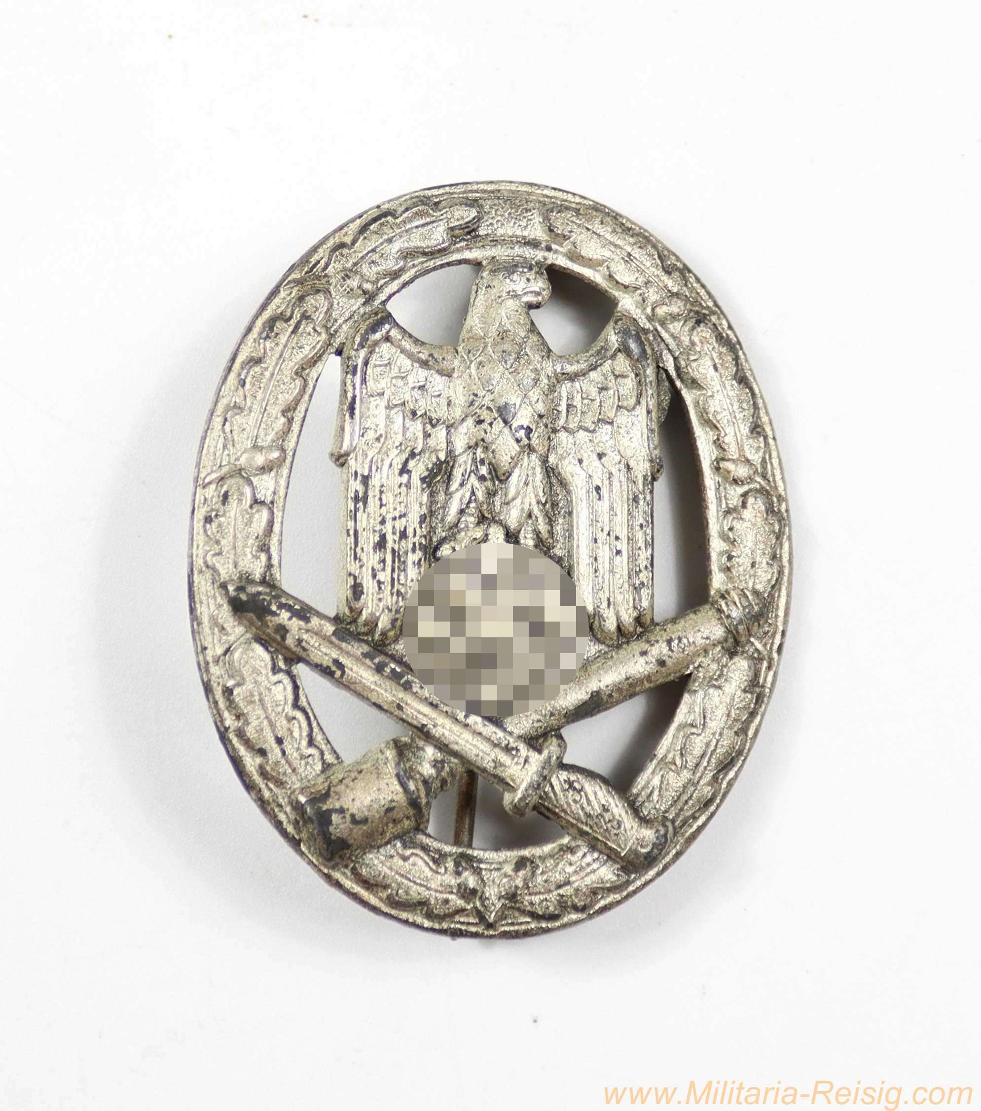 Allgemeines Sturmabzeichen in Silber, Hersteller "Paul Meybauer, Berlin"