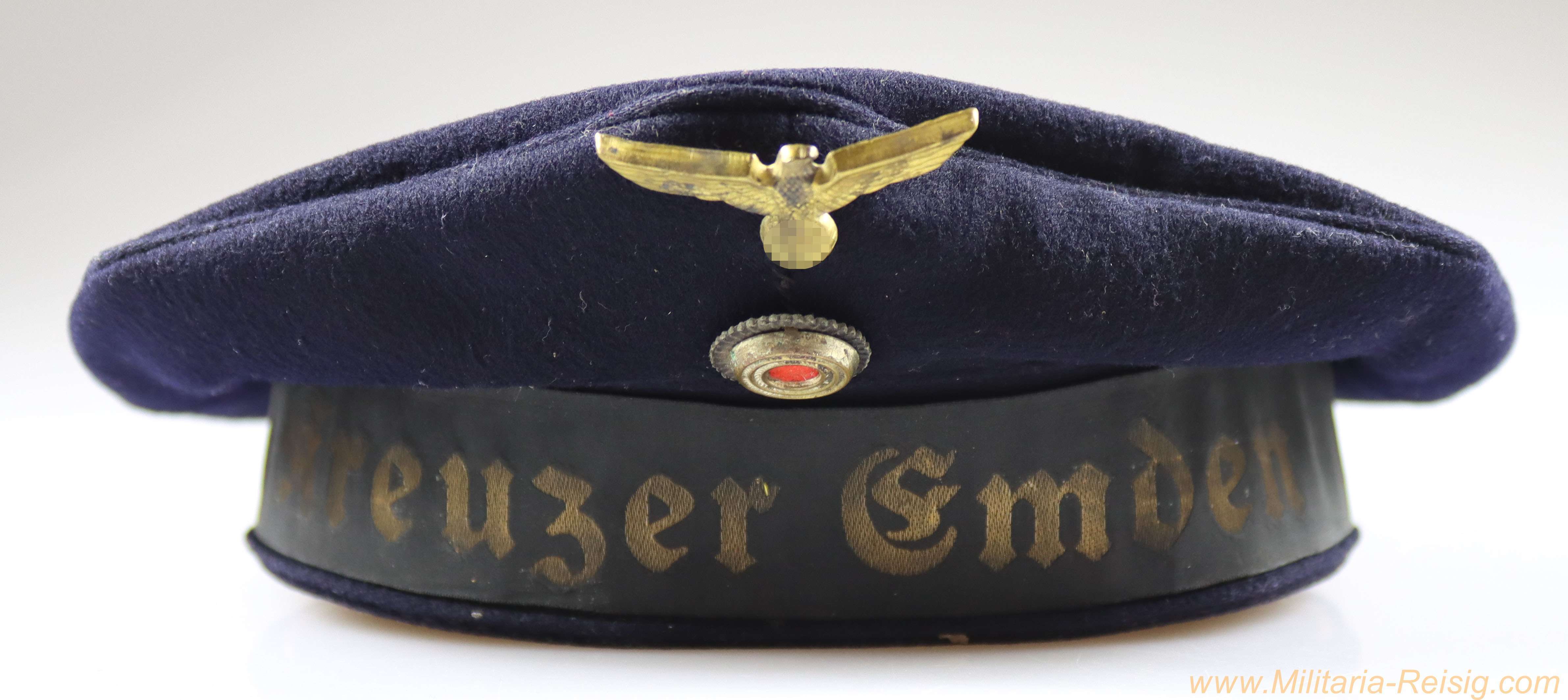 Kriegsmarine Tellermütze für Mannschaften "Kreuzer Emden"