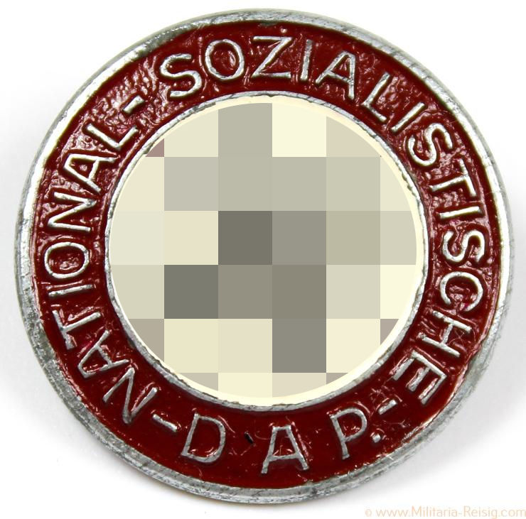 NSDAP Parteiabzeichen, Herst. RZM M1/49 (Adolf Baumeister, Lüdenscheid)