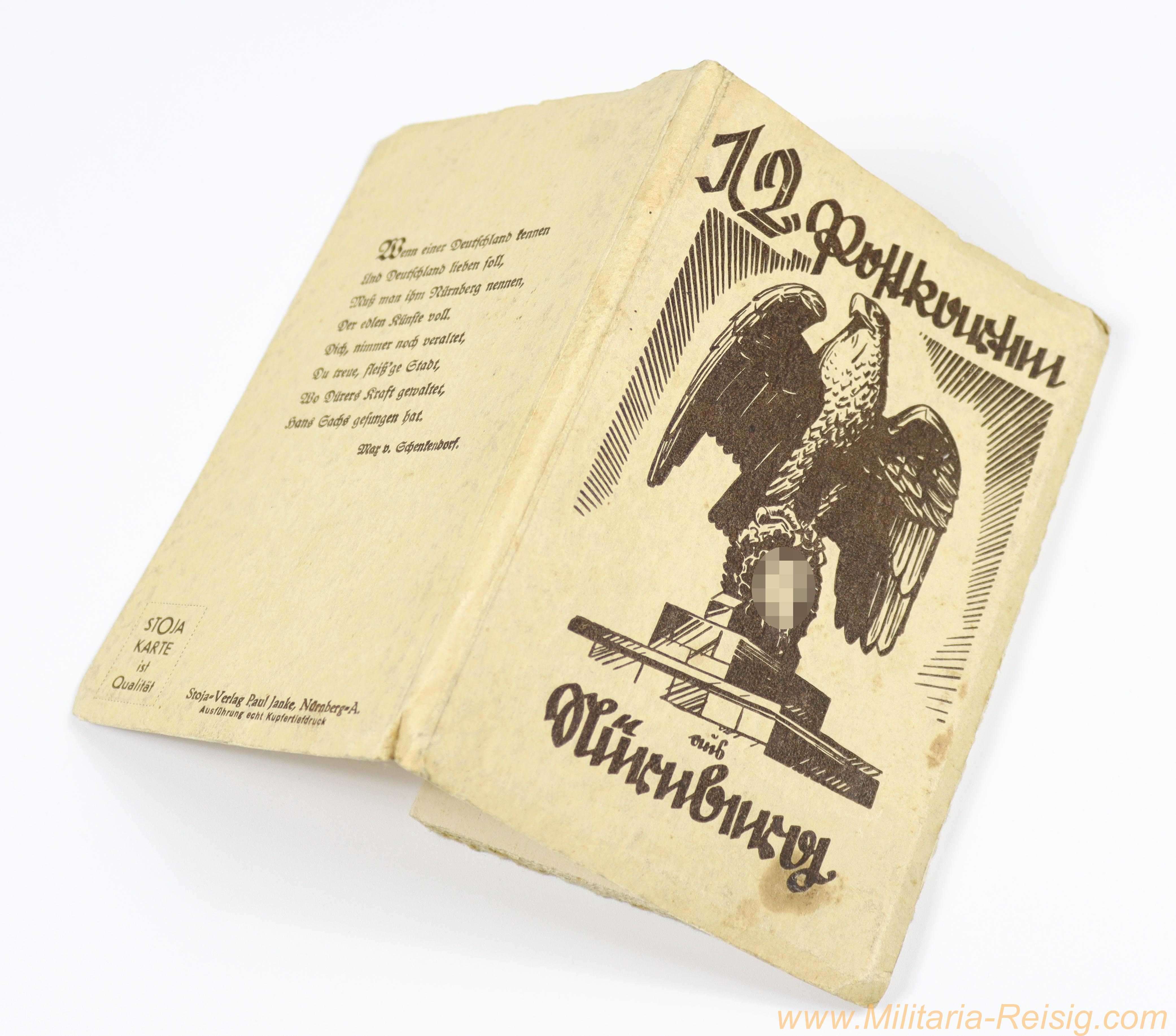 Nürnberg Leporello-Album - 12 Ansichten vom Reichsparteitagsgelände