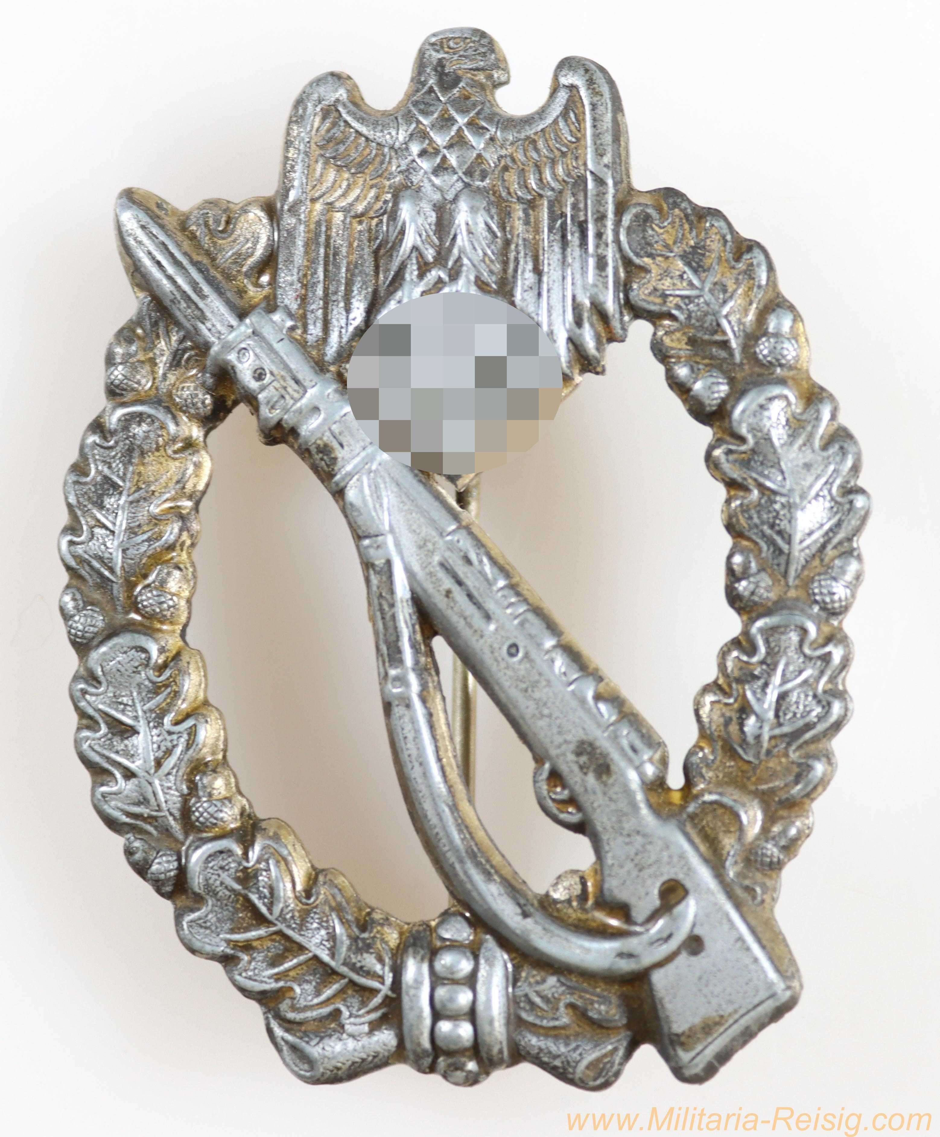 Infanterie Sturmabzeichen in Silber, Hersteller H