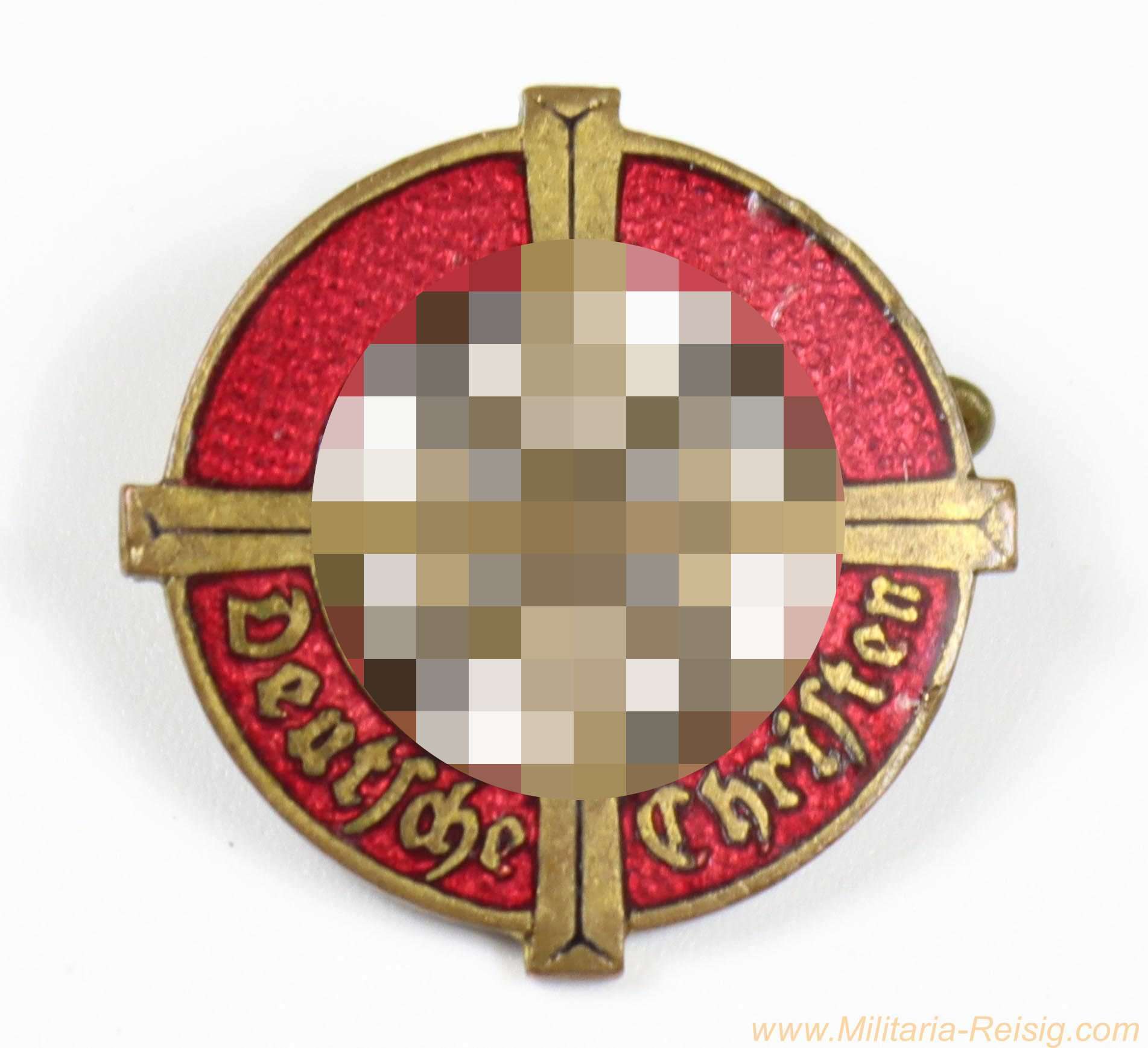 Mitgliedsabzeichen "Deutsche Christen" - Hersteller Willi Merten