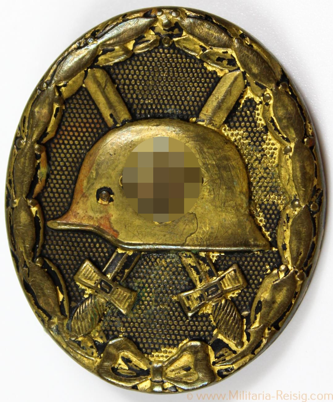 Verwundetenabzeichen 1939 in Schwarz, Herst. EH (Eduard Hahn, Oberstein)