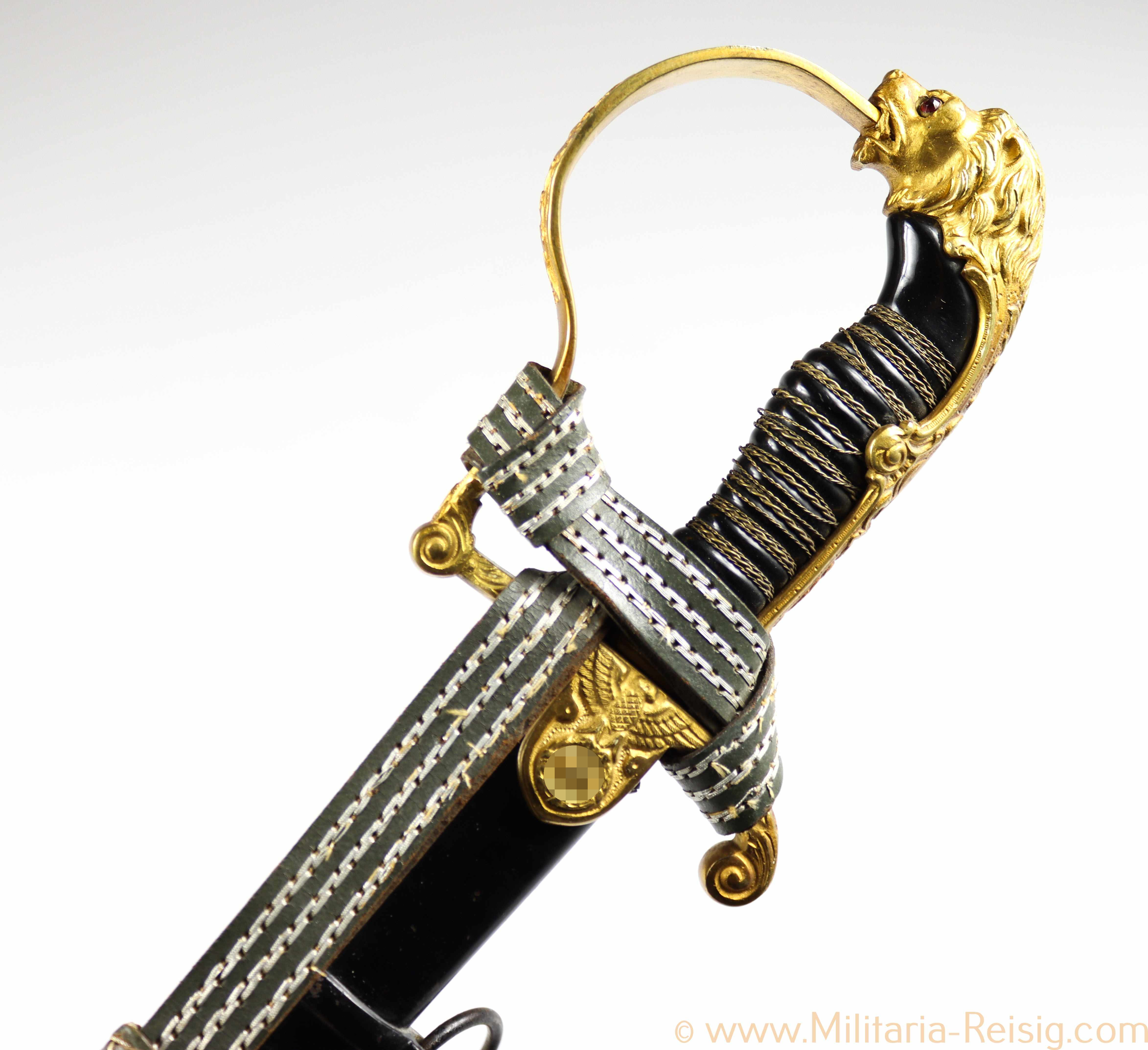 Wehrmacht Löwenkopf Säbel, Hersteller WKC