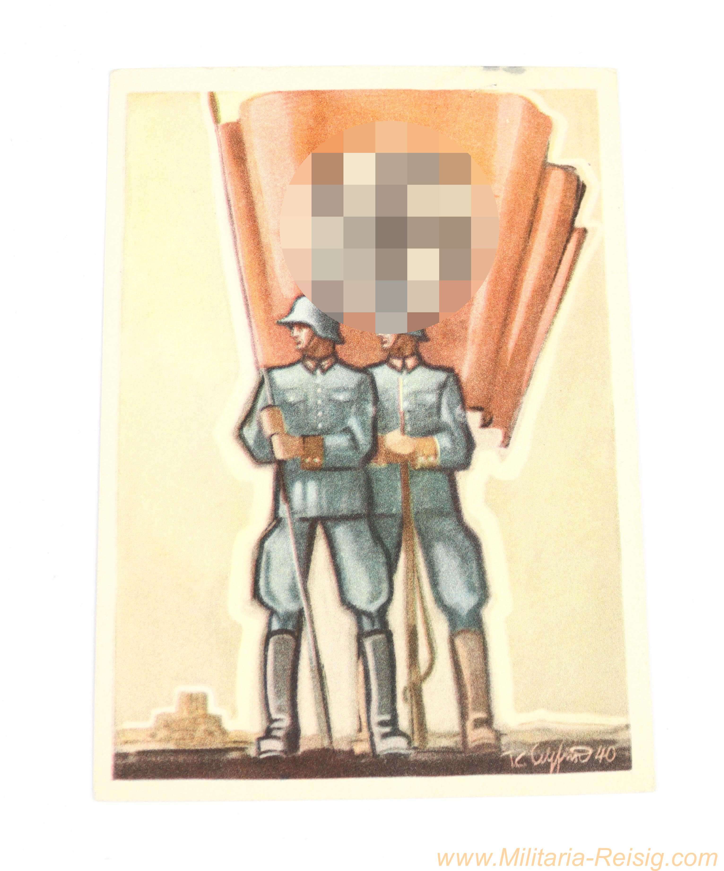 Propaganda-Postkarte "Tag der Deutschen Polizei 1941"
