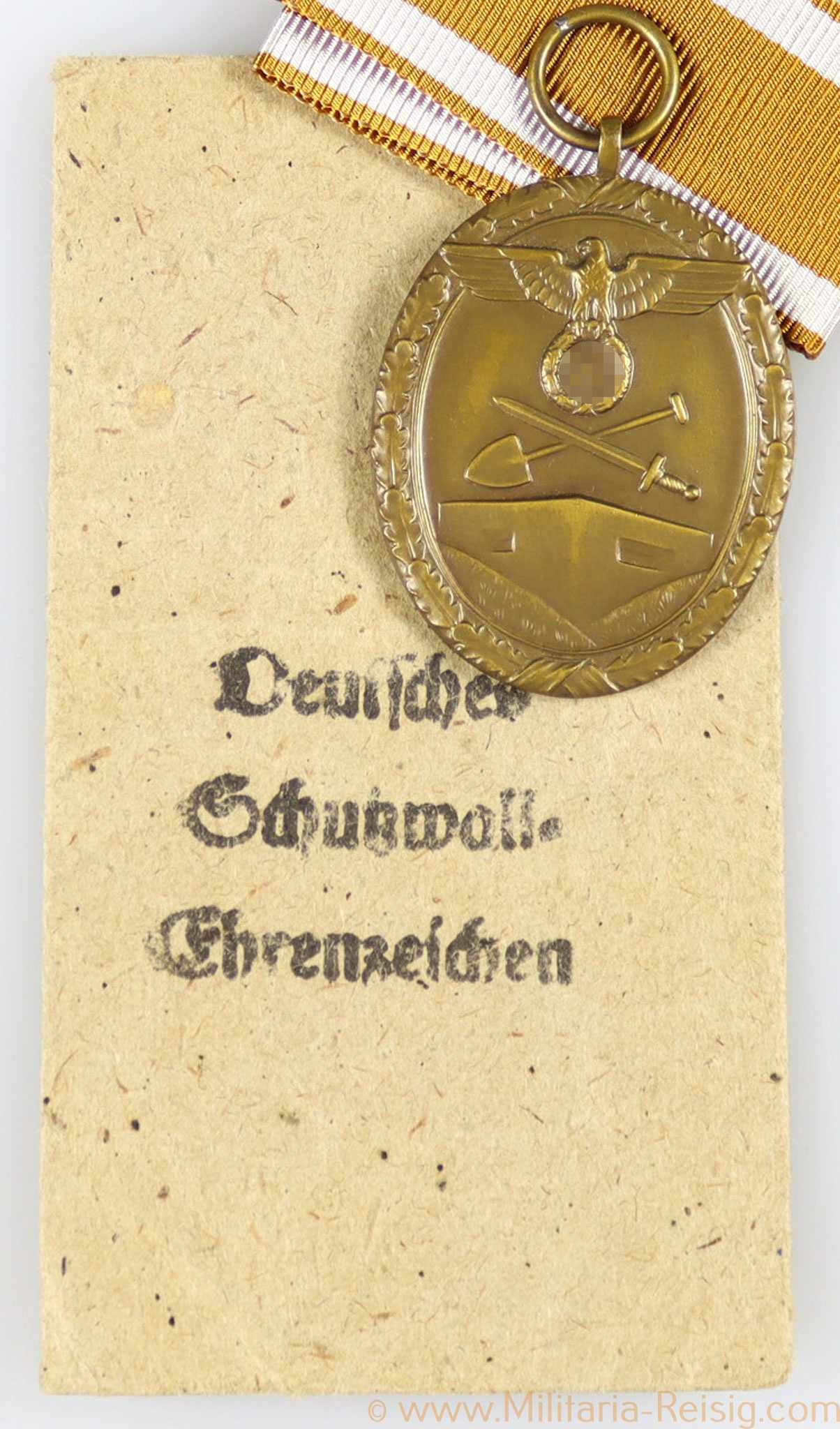 Schutzwall Ehrenzeichen, Hersteller Carl Poellath, Schrobenhausen