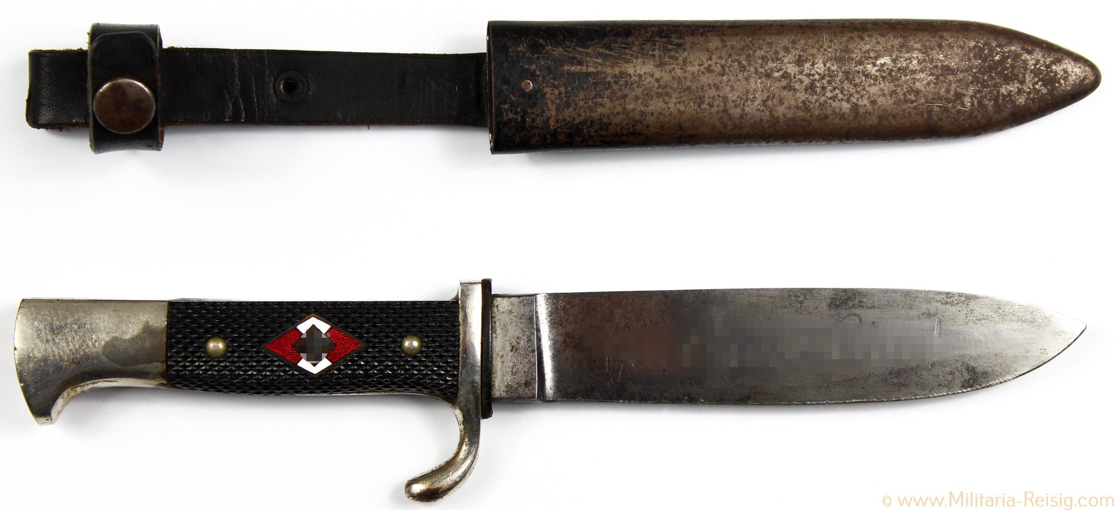 HJ Fahrtenmesser, Herst. RZM M7/38 (Paul Seilheimer, Solingen)