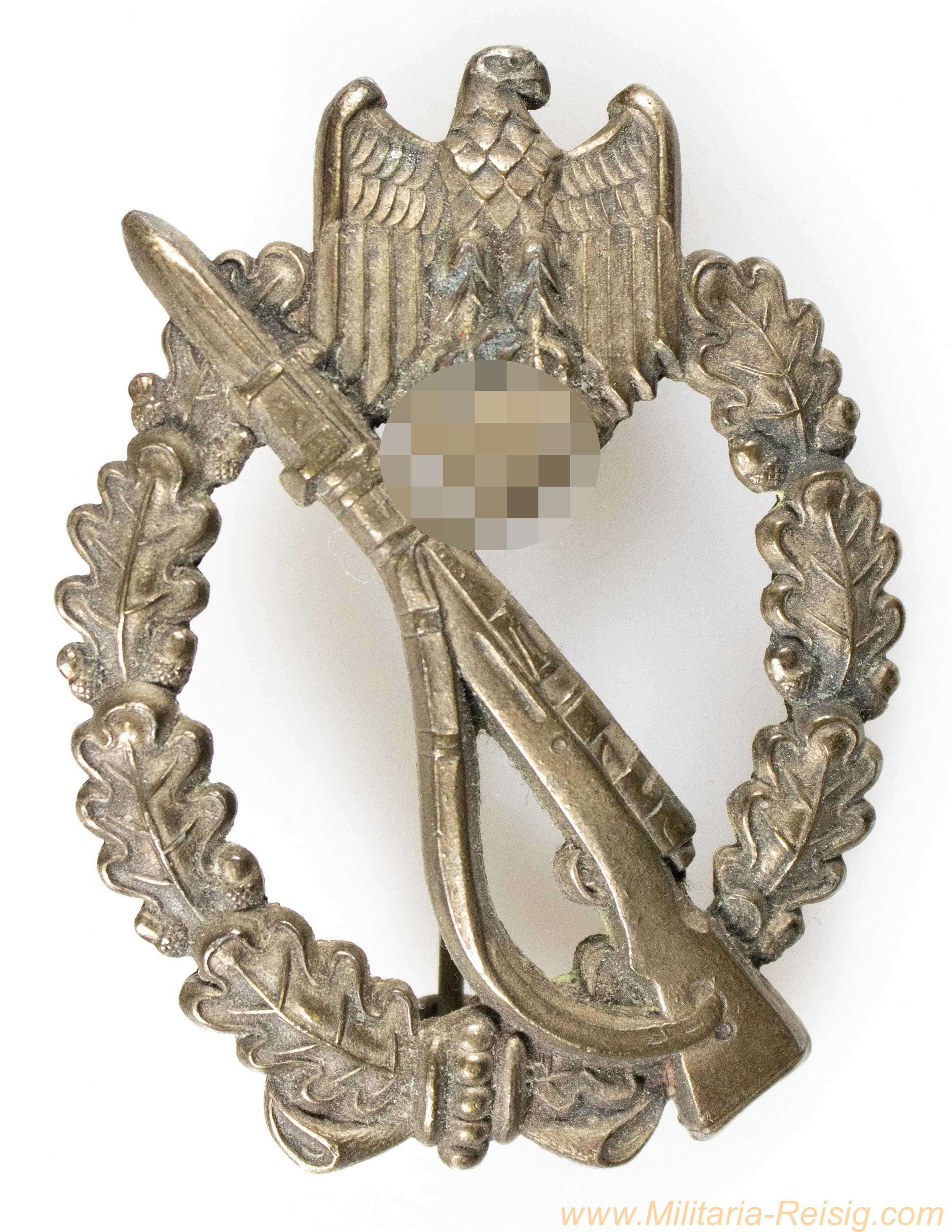 Infanterie Sturmabzeichen in Silber, Hersteller FLL