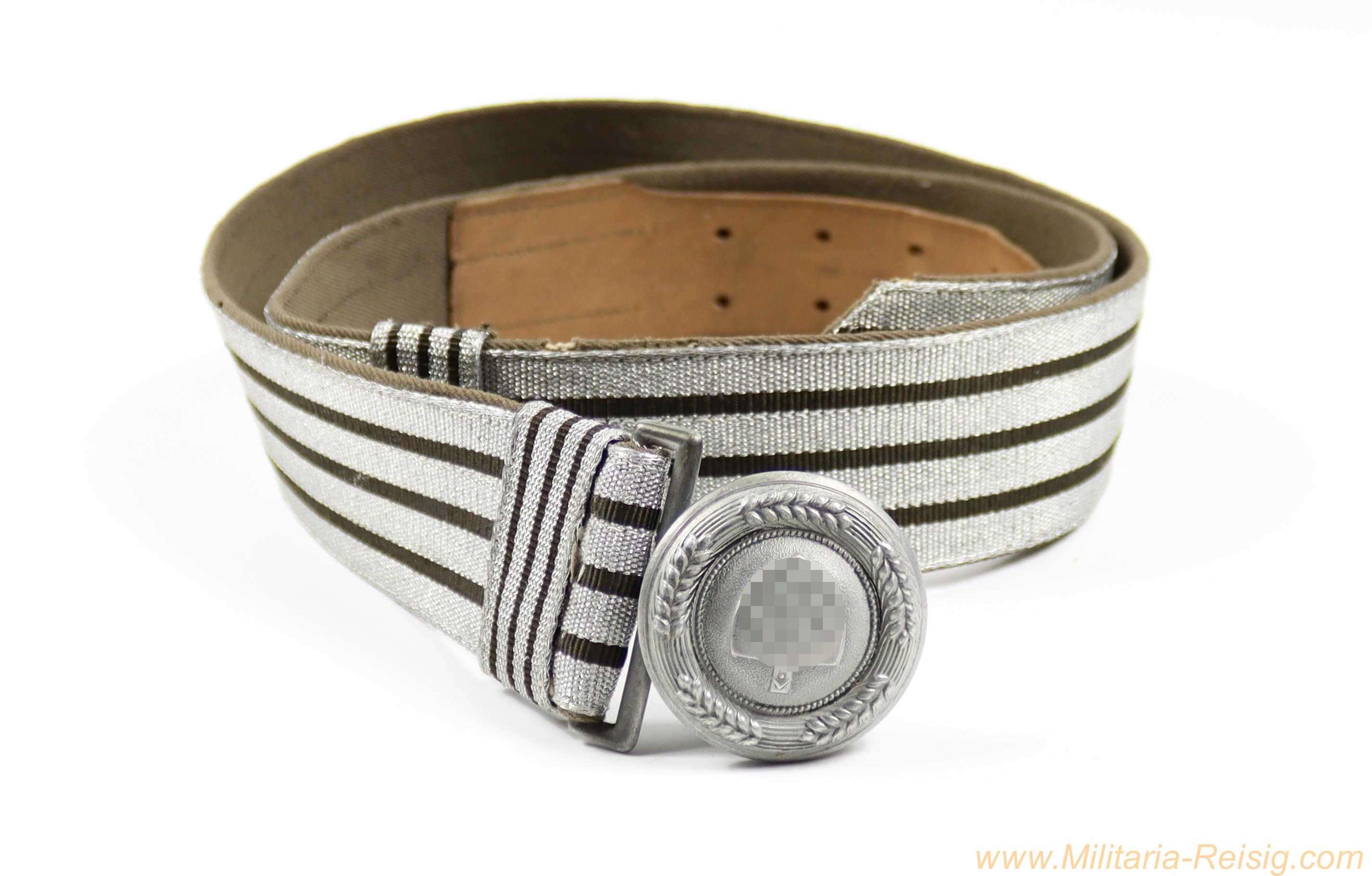 Paradefeldbinde für Offiziere des Reichsarbeitsdienstes (RAD) – Hersteller Assmann 