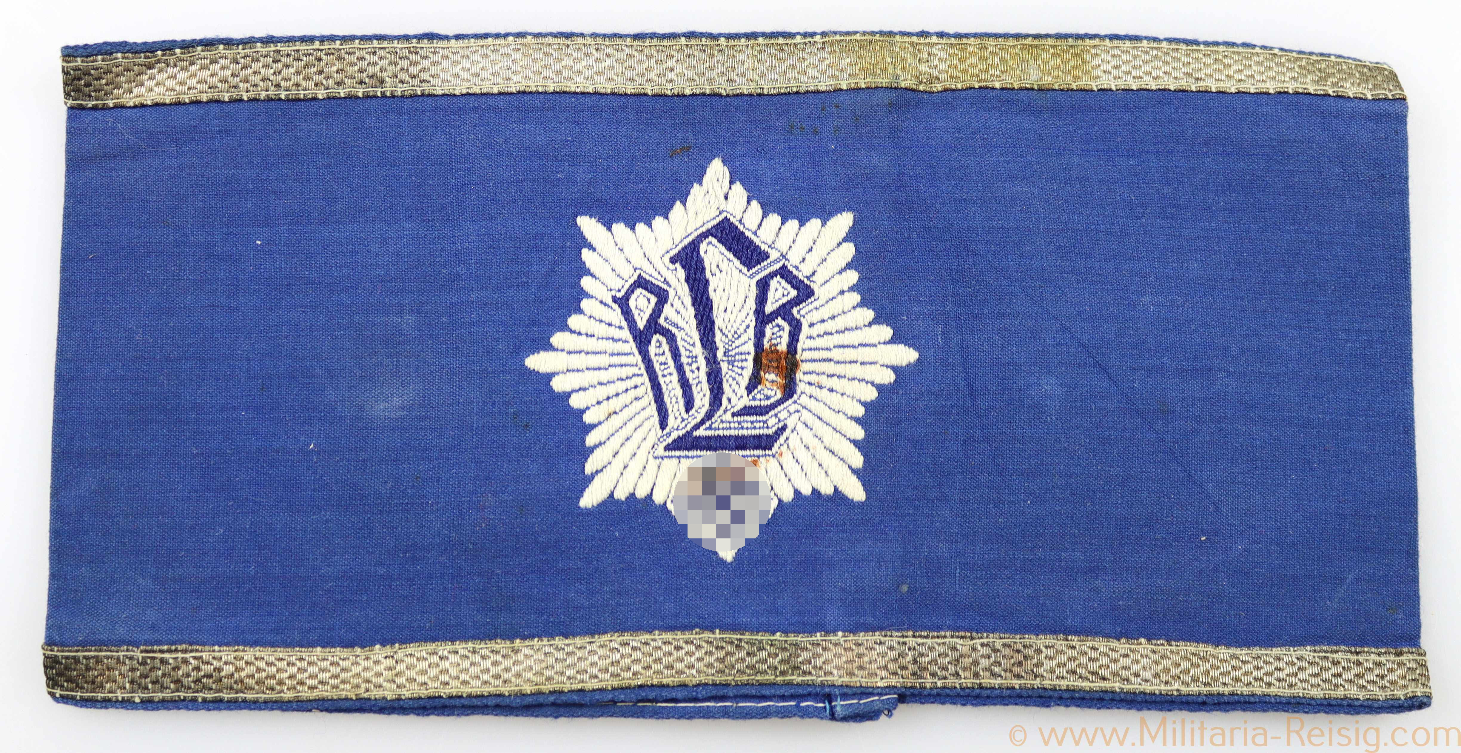 RLB Armbinde Reichsluftschutzbund für Führer, BEVO