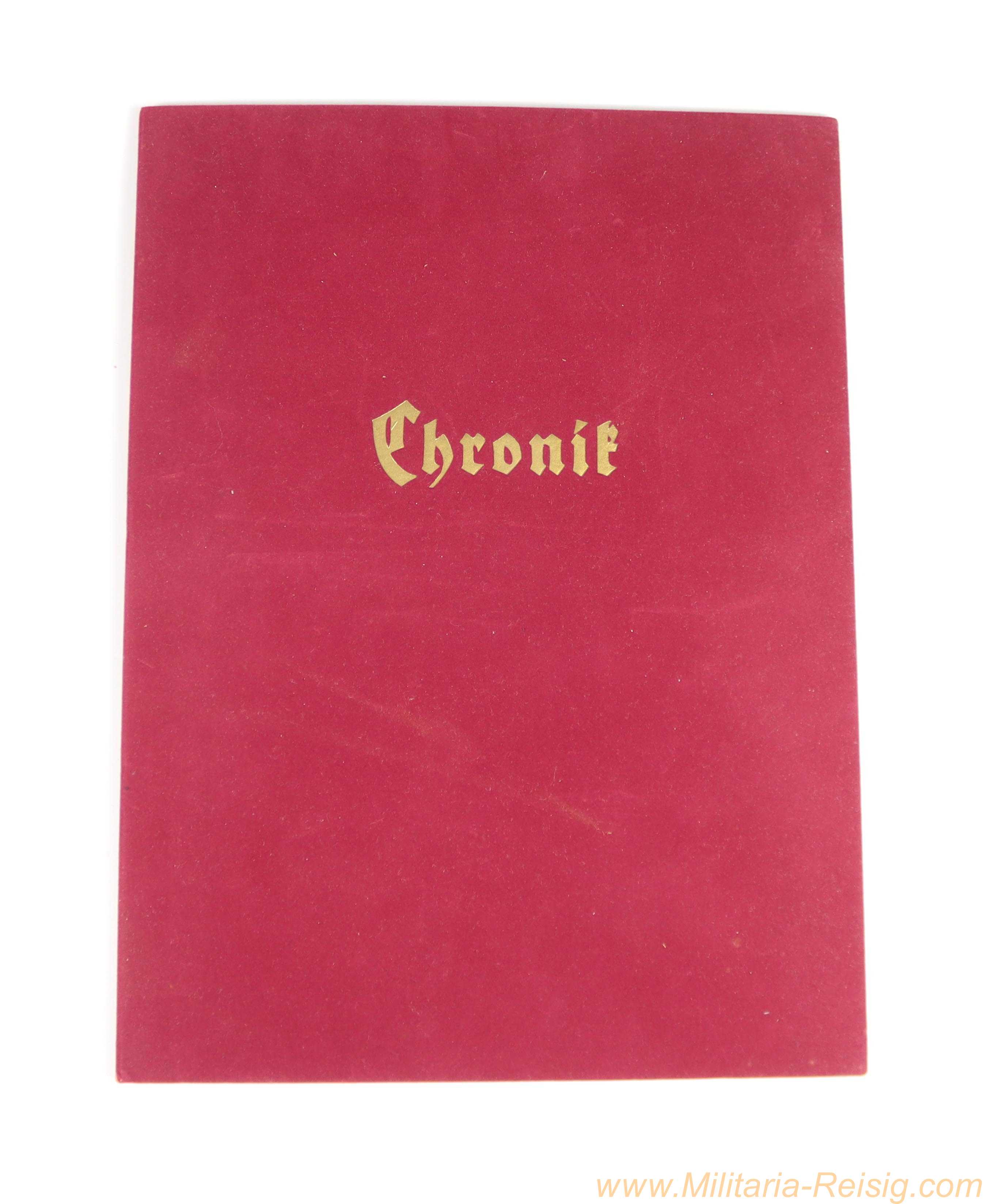 Chronik der Weltkriege 1914–18 + 1939–45" – gebundenes Chronik-/Erinnerungsbuch