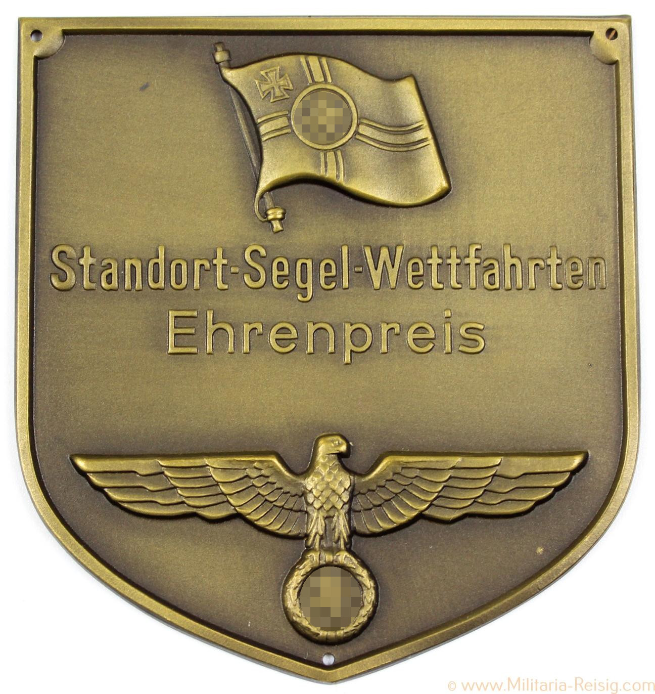 Plakette "Standort-Segel-Wettfahrten Ehrenpreis"