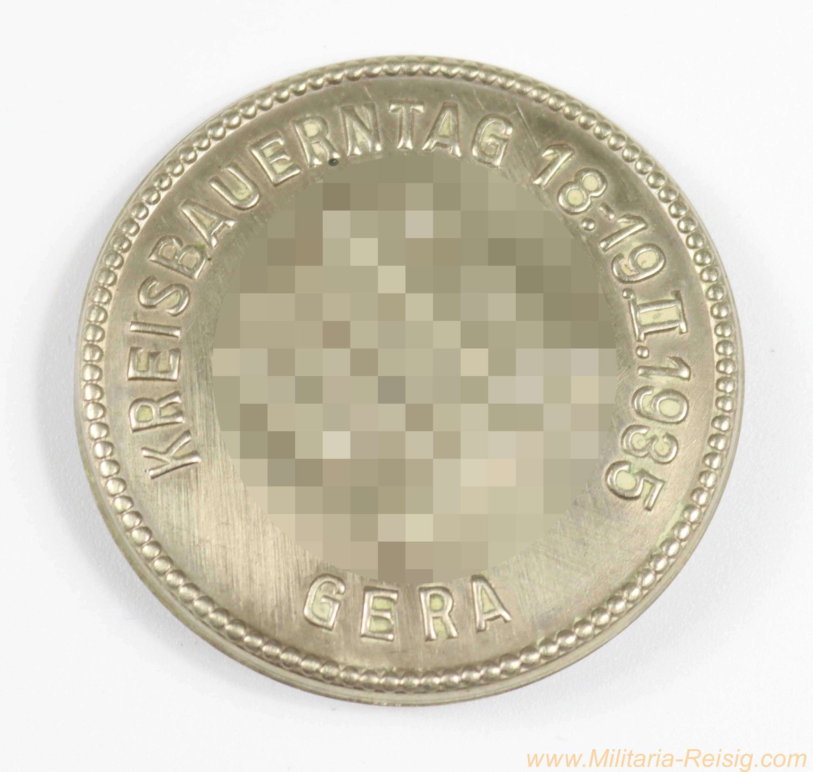 Abzeichen - "Kreisbauerntag Gera 18.-19. Februar 1935"