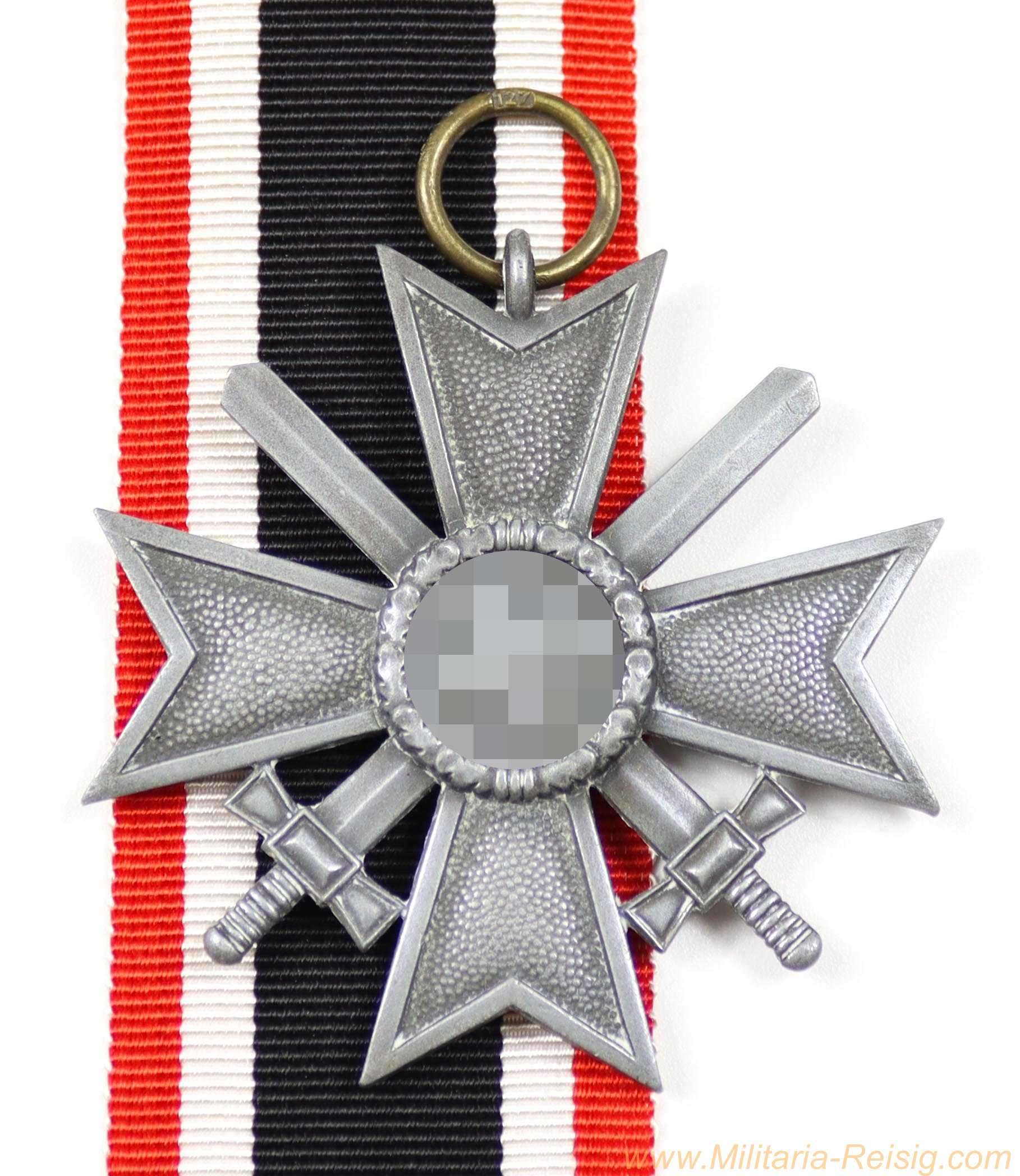 Kriegsverdienstkreuz 2. Klasse mit Schwertern 1939 – Hersteller 127 (Moritz Hausch, Pforzheim)