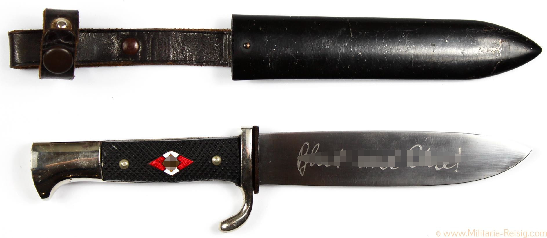 HJ Fahrtenmesser, Hersteller Anton Wingen Jr., Solingen