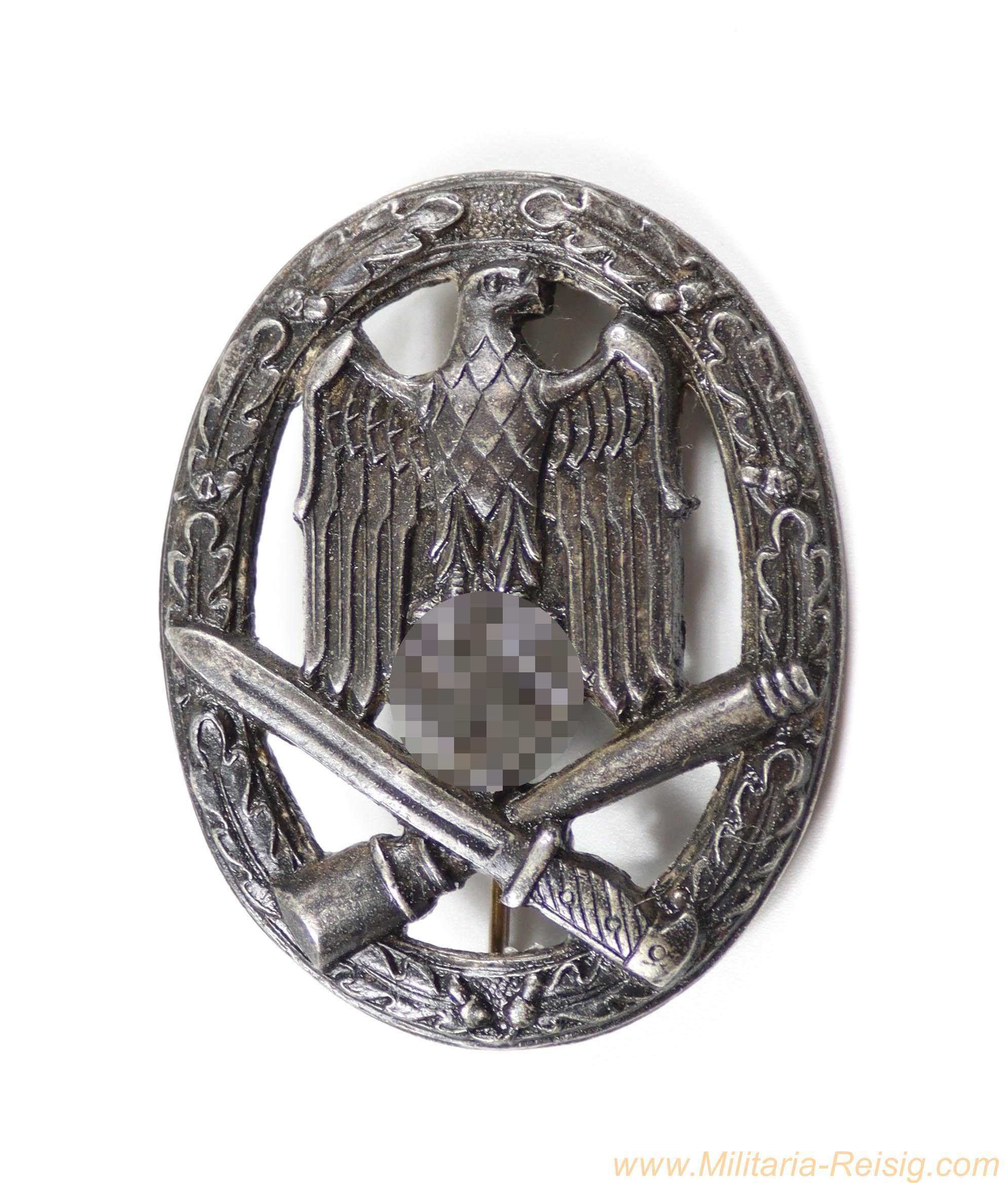 Allgemeines Sturmabzeichen in Silber, Hersteller "Rudolf A. Karneth & Söhne, Gablonz"
