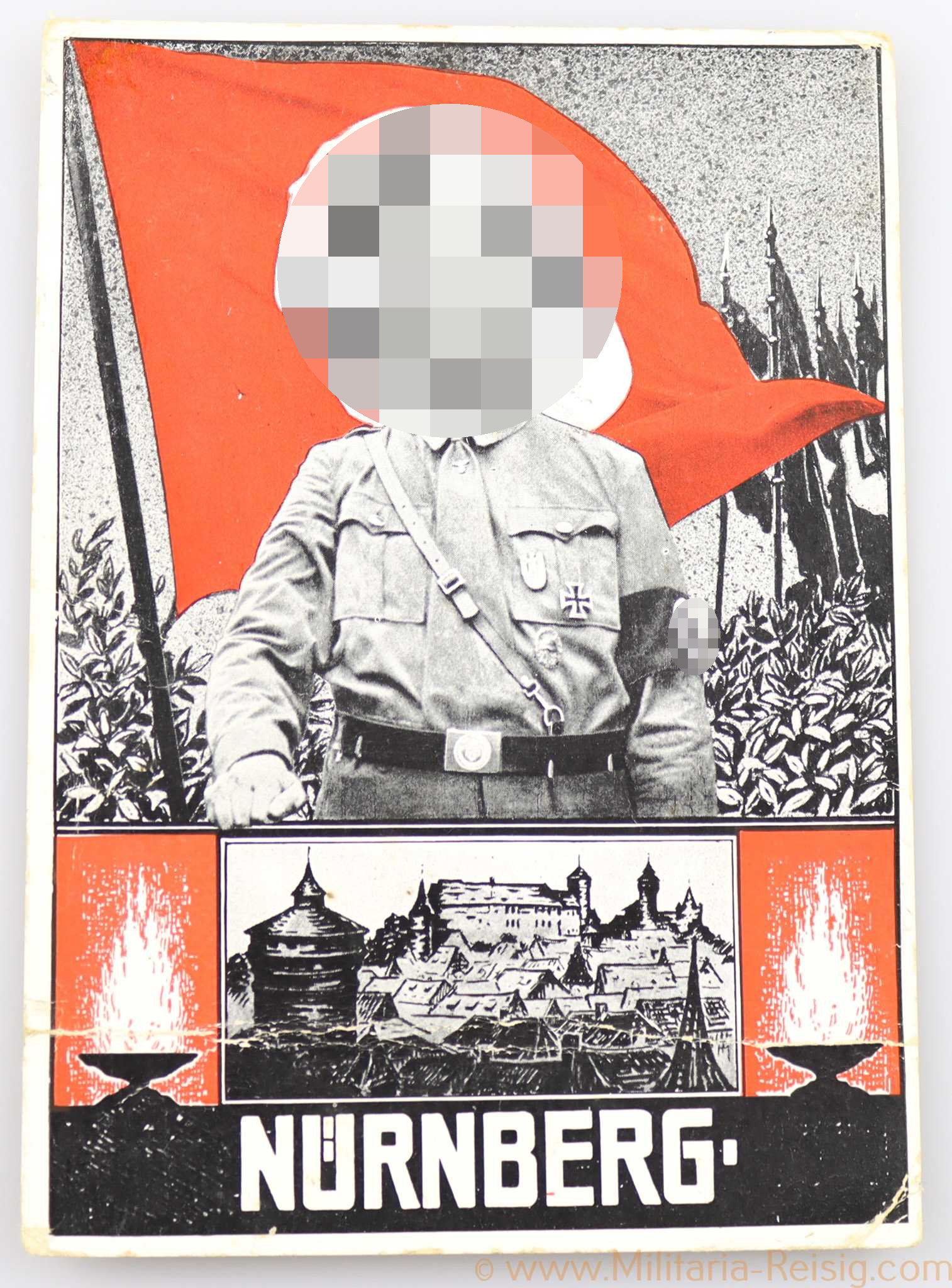 Propaganda-Postkarte "Reichsparteitag Nürnberg"